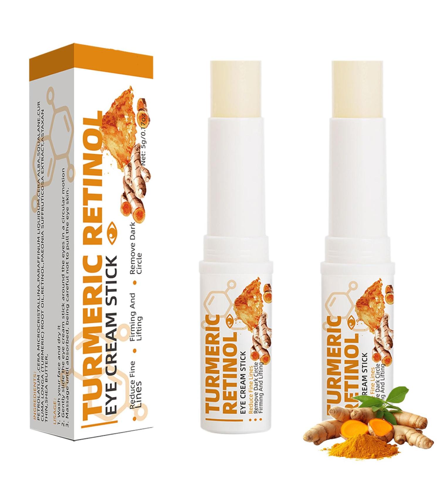 Lumibalm Eye Stick for Bags Under Eyes Eye Serum Brightening Eye Balm Retinol Eye Cream Moisturizing Eye Stick Repairing Cream (2pcs) - Buy Online on GoSupps.com