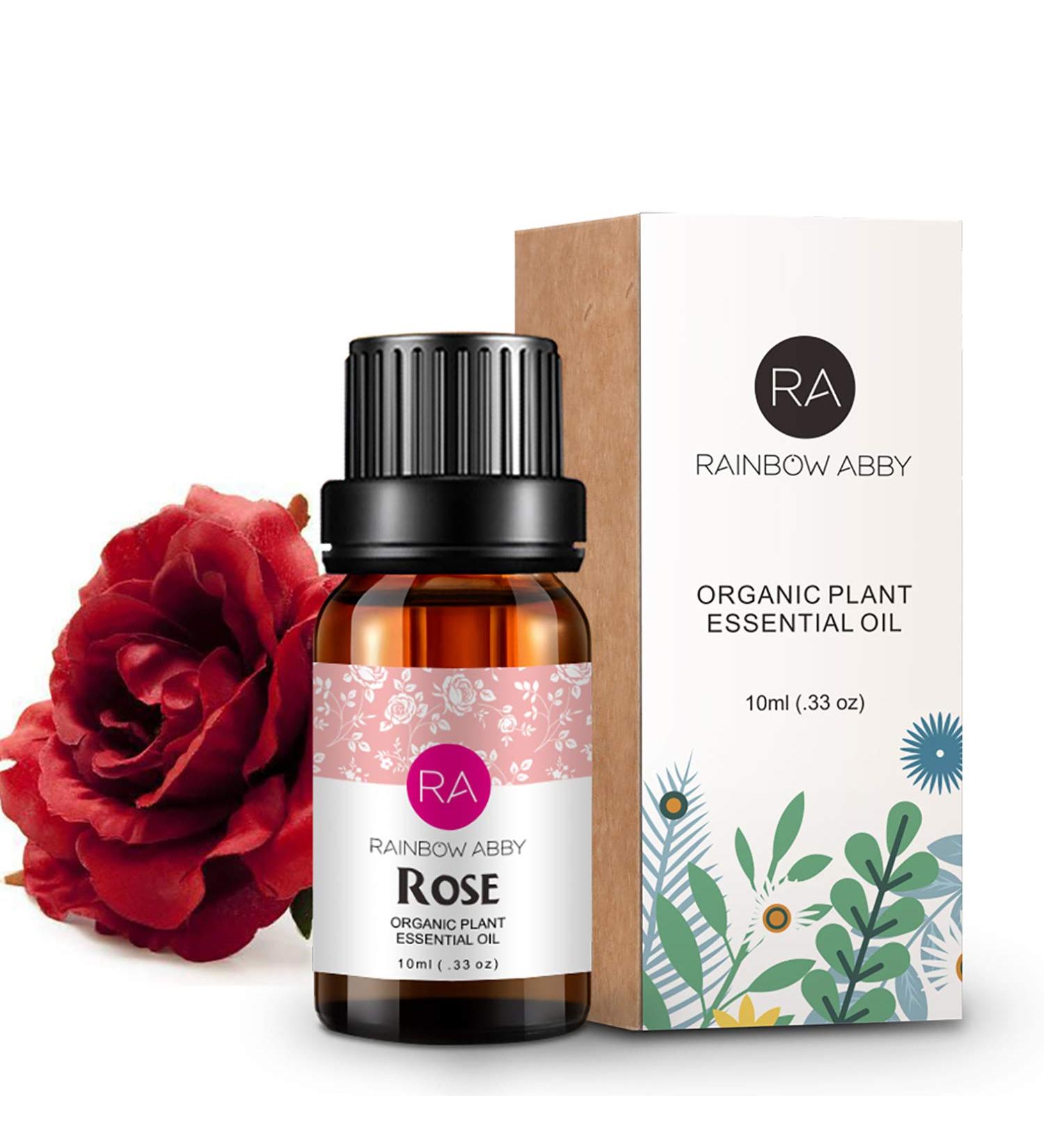100% Pure Rose Essential Oil for Aromatherapy, Diffuser, Perfumes, Massage & Skin Care - 10ml - Buy Online on GoSupps.com