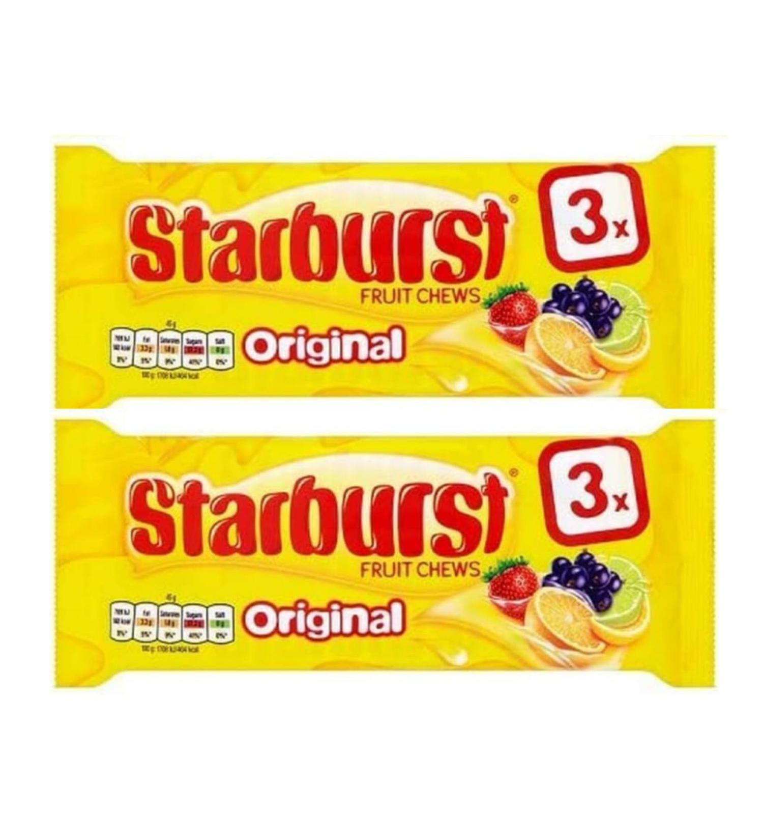 Fruit Chews Bundle with Original Starburst (Opalfruits) 45g - 6 Pack