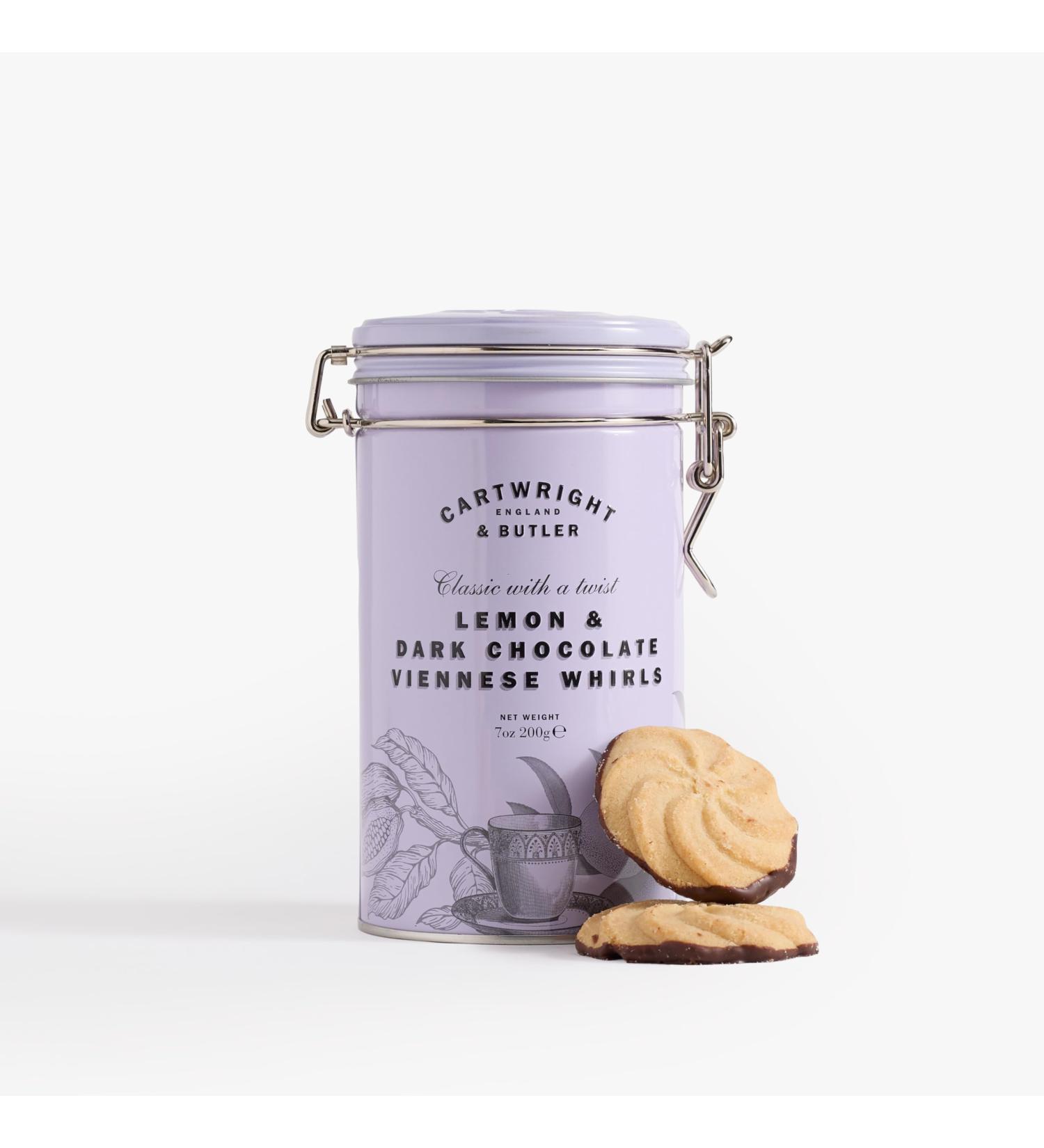 Cartwright & Butler Cartwright and Butler Viennese Swirls Lemon and Dark Chocolate 200g