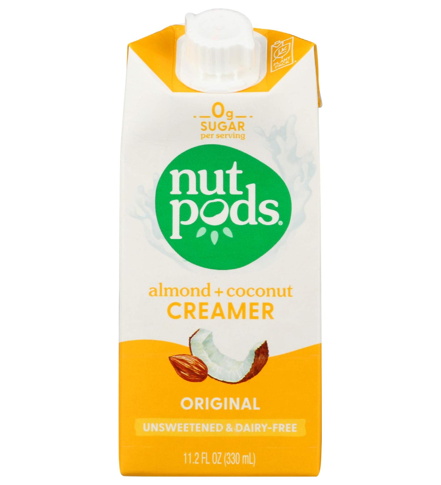 Nut Pods Dairy-Free Original Creamer - 11.2 fl oz | Plant-Based Coffee Creamer - Buy Online on GoSupps.com