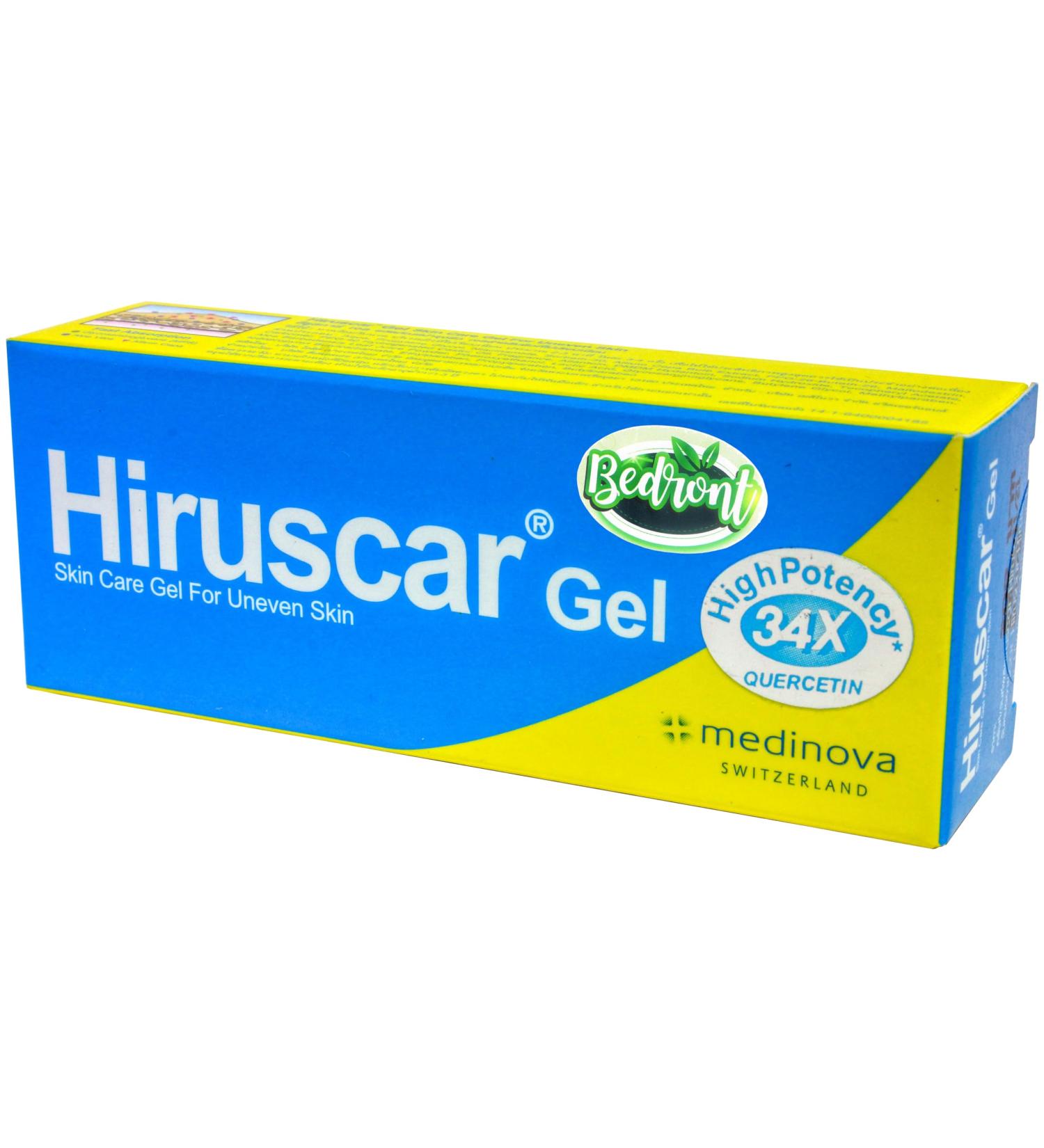 1 Pc. (3 Grams) of Hiruscar Gel for Uneven Skin Scar and Keloid Care