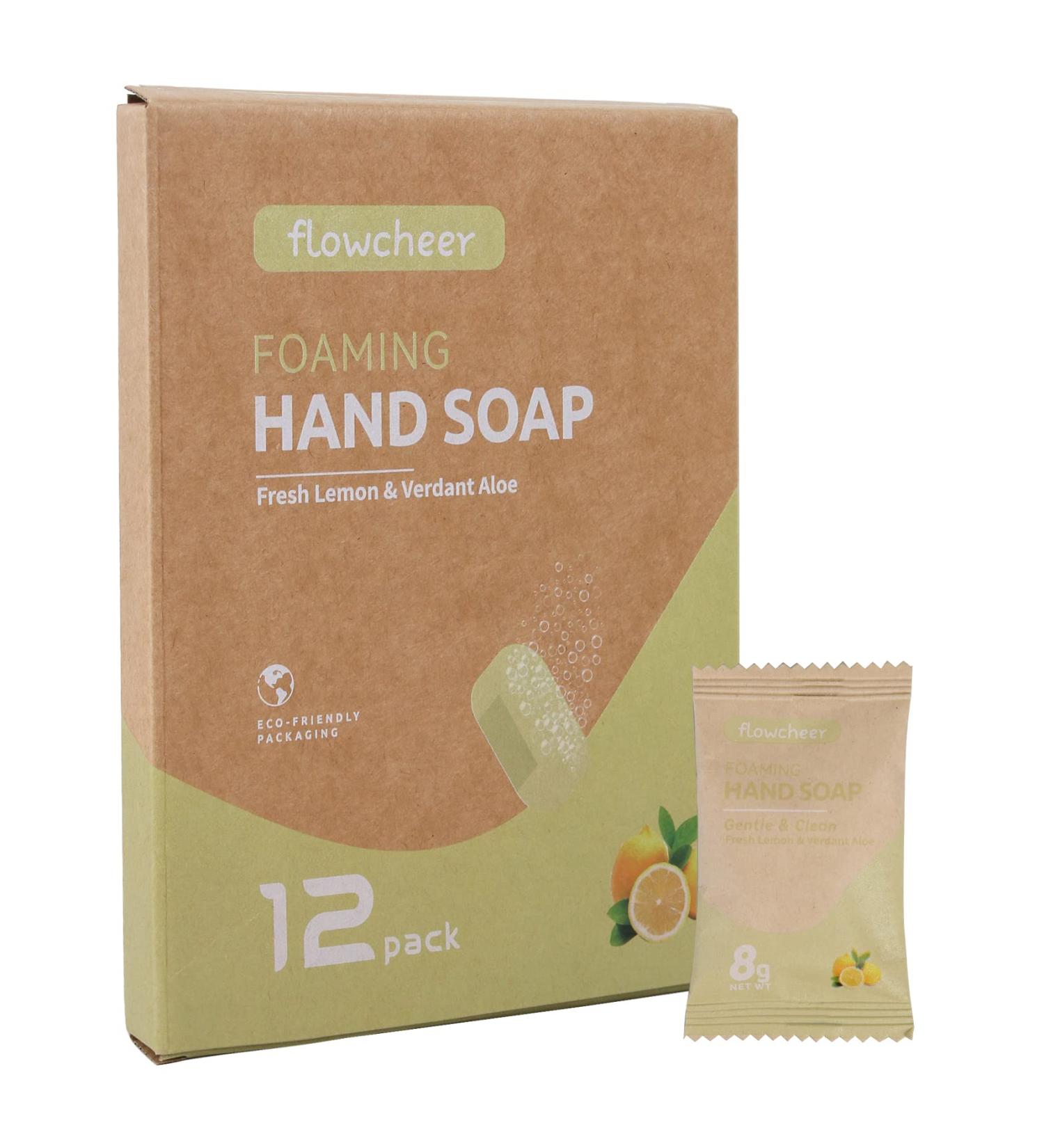 12 Pack Foaming Hand Soap Tablet Refills - Lemon Scented, Eco-Friendly Cleaning Supplies - Buy Online on GoSupps.com