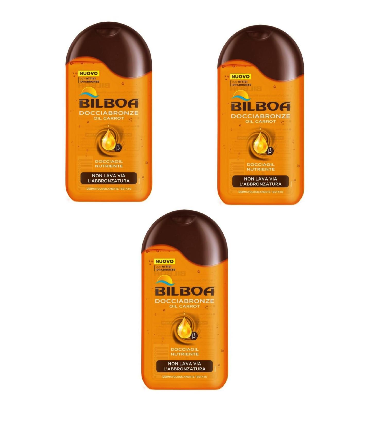 Dodici x3 Nourishing Shower Gel Carrot Oil Shampoo Moisturizes Skin and Doesn't Remove Tan 220 ml