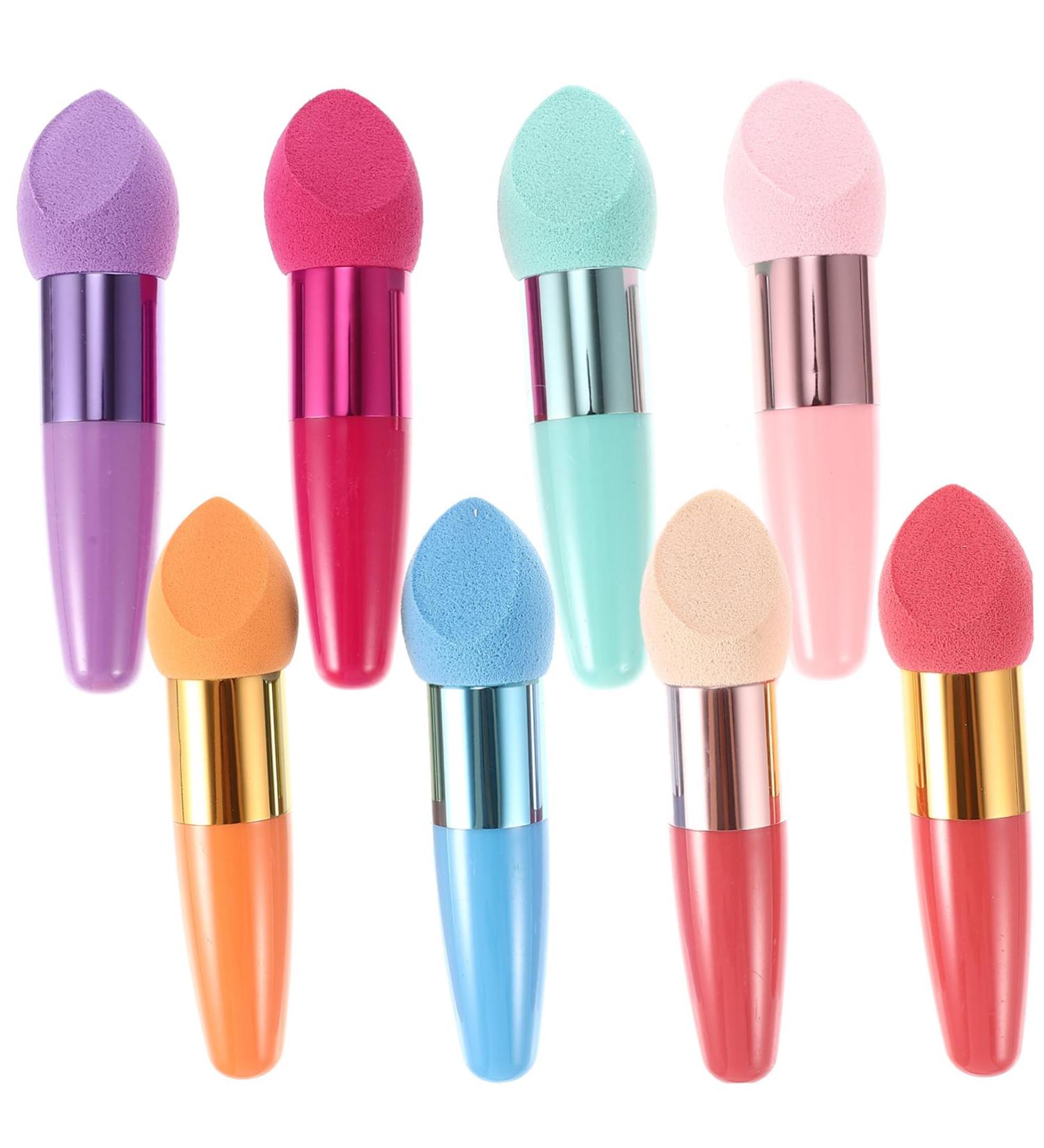 FOMIYES Highlighter Sponge - Versatile Makeup Applicator for Flawless Face Finish | Ideal Powder Puff & Mushroom Head Design - Buy Online on GoSupps.com