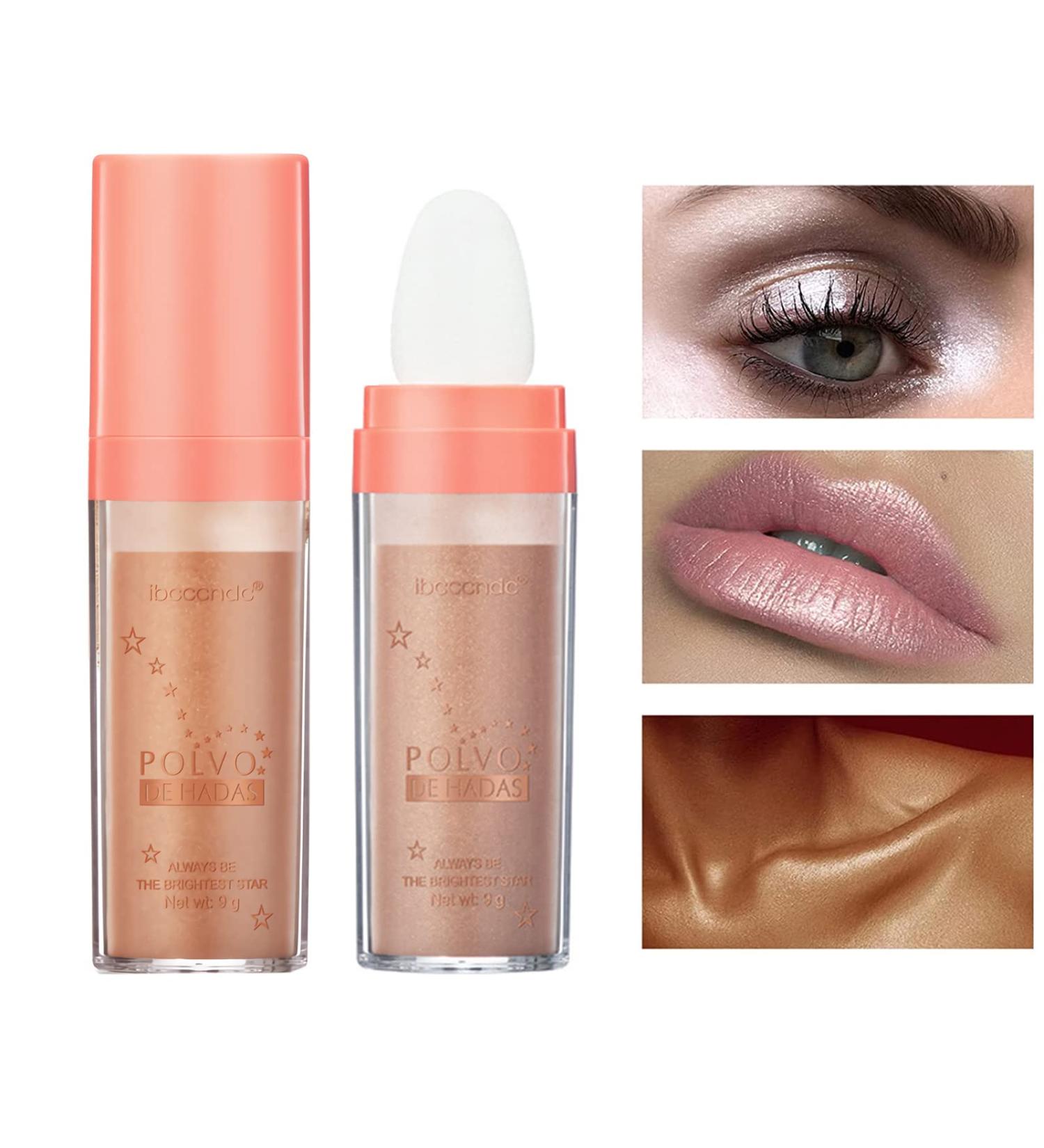 Shimmering Body Glitter Stick - Golden Brown | Fairy Highlighter Powder for Face, Body & Hair - Buy Online on GoSupps.com