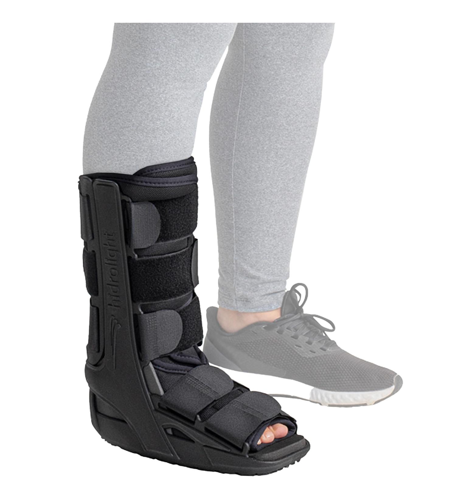 Short Immobilizing Boot | Walking Boot for Broken Foot & Ankle | Men & Women | Fracture Boot & Ankle Support Stabilizer - Medical Supplies (Black Size S - Buy Online on GoSupps.com