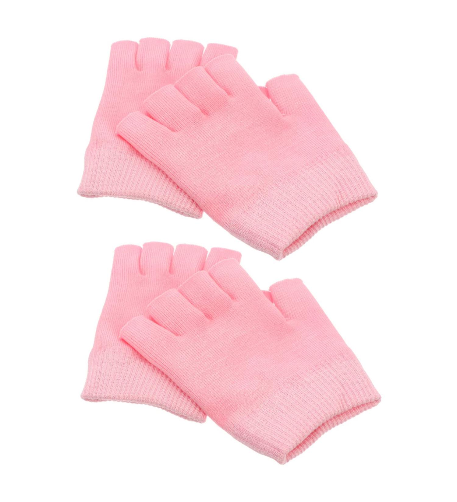 Mikinona 2 Pairs Gel Gloves Dry Hand Gloves Moisturizing Hand Gloves Cotton Moisturising Gloves Moisturising Gloves for Hand Moisturizing Gloves Dry Hands Half Finger Gloves Dipping 16X13X1CM - Buy Online on GoSupps.com