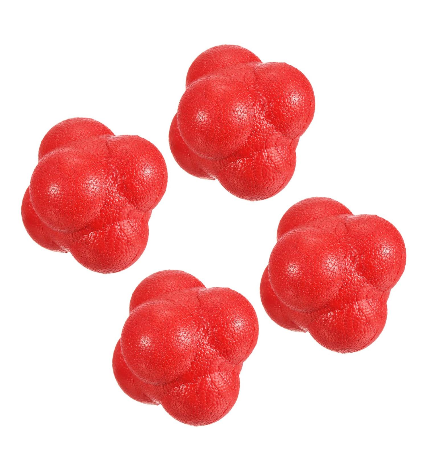 Patikil Bounce Reaction Ball - Red | Coordination & Agility Training for Speed Reflexes with TPR Material - Buy Online on GoSupps.com