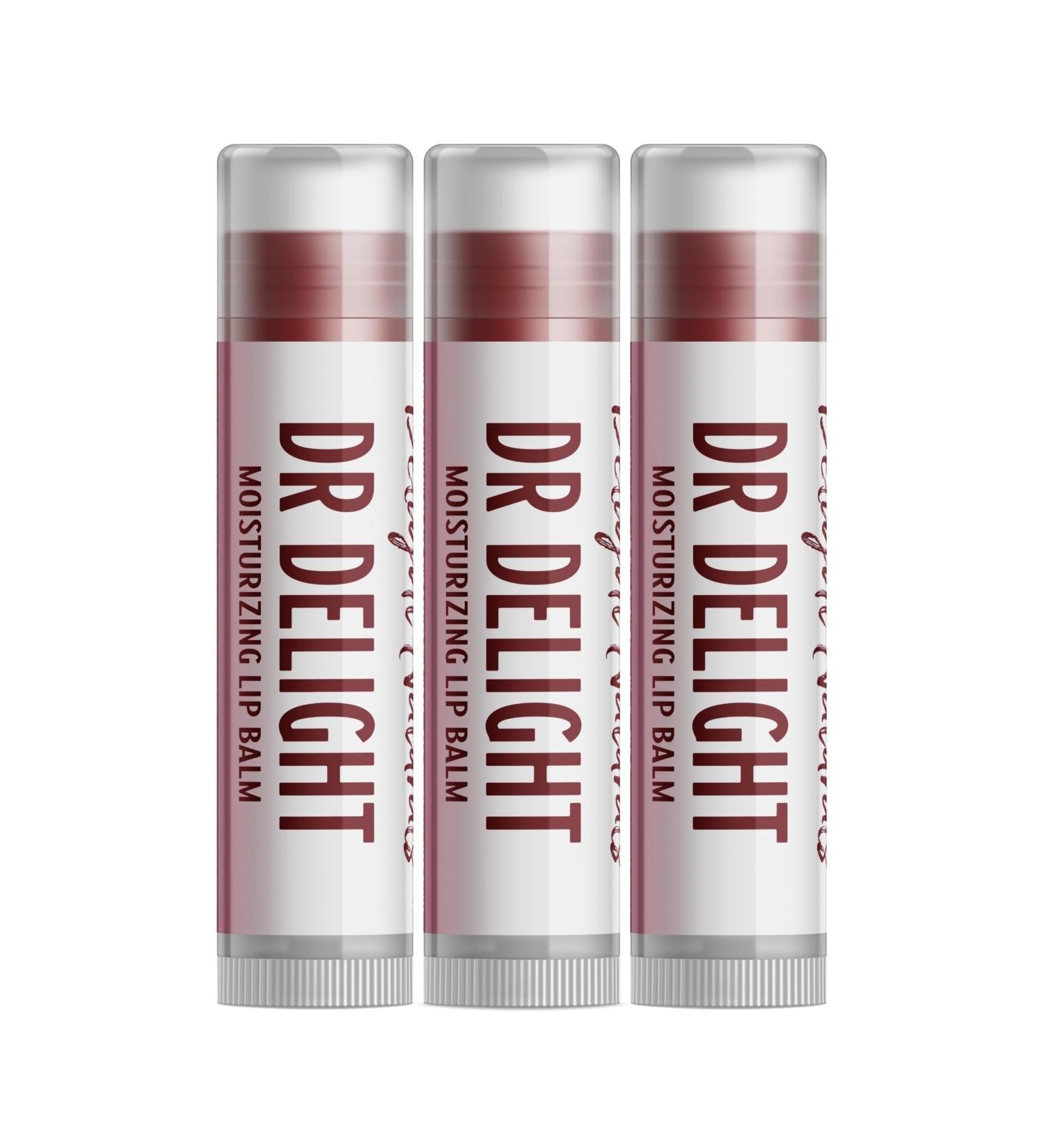 Delight Naturals Dr Delight Tinted Lip Balm - Set of Three - Buy Online on GoSupps.com