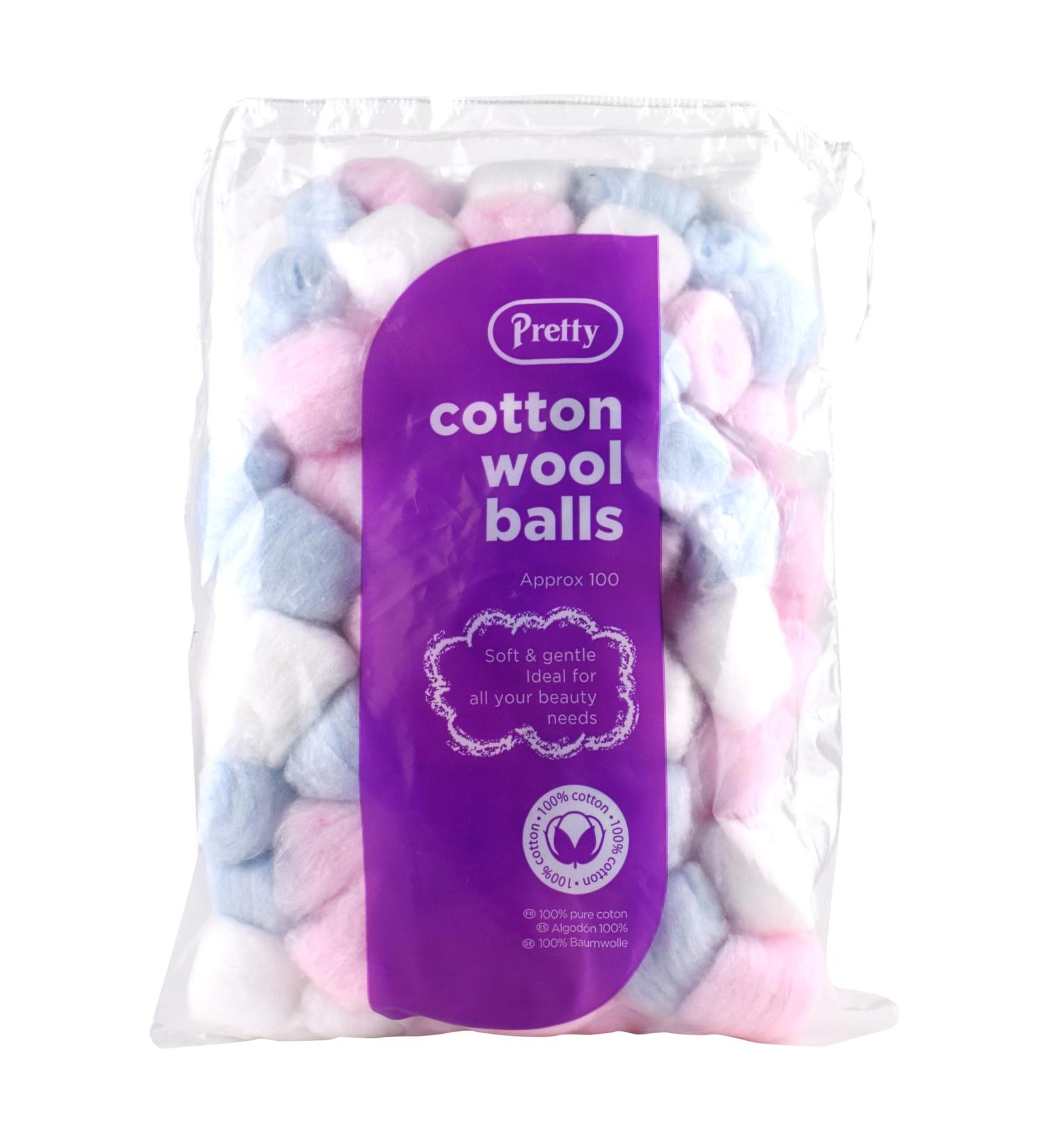 pretty cotton colored balls 100s
