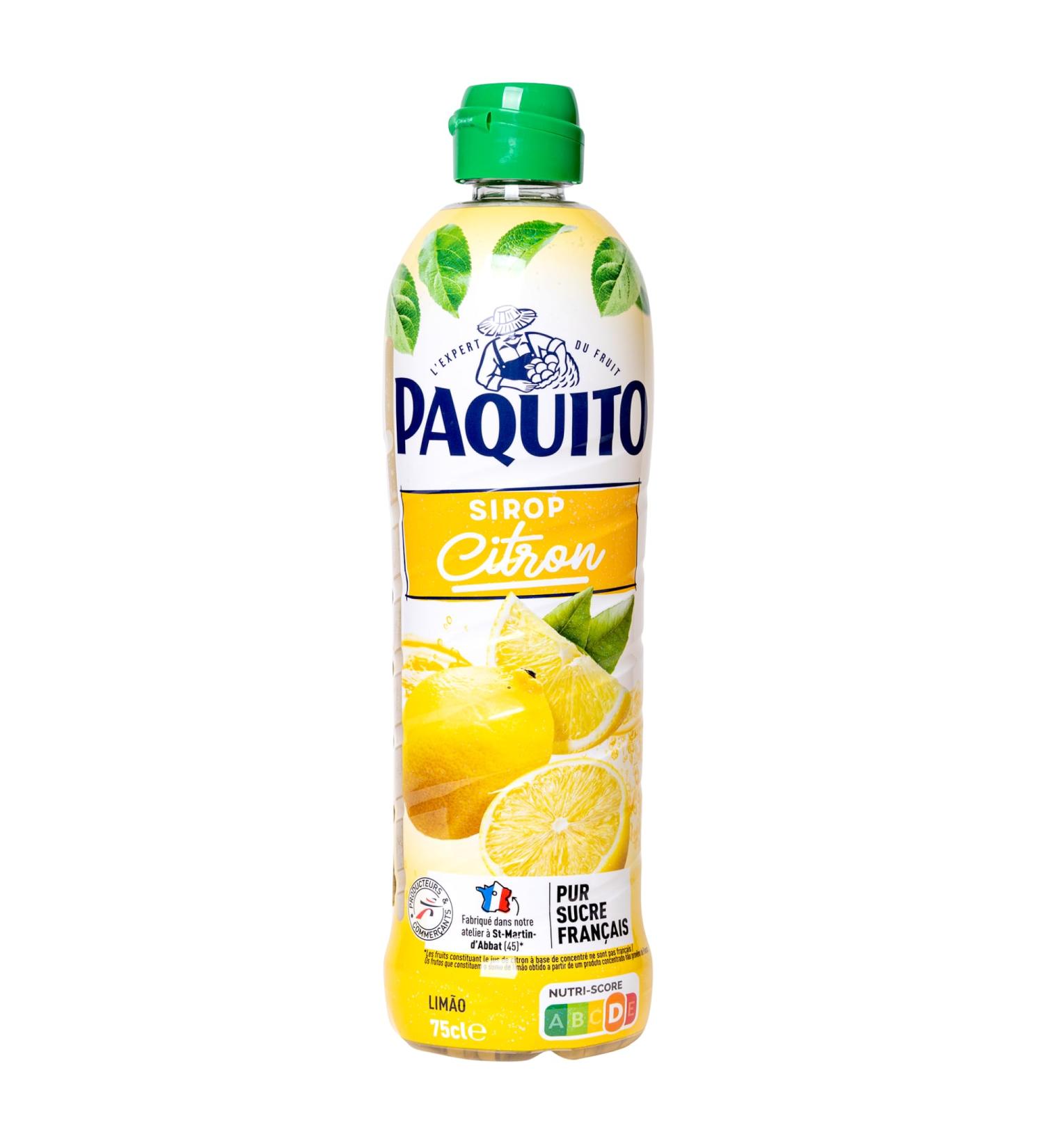 Paquito Lemon Syrup 750 mL - Buy Online on GoSupps.com