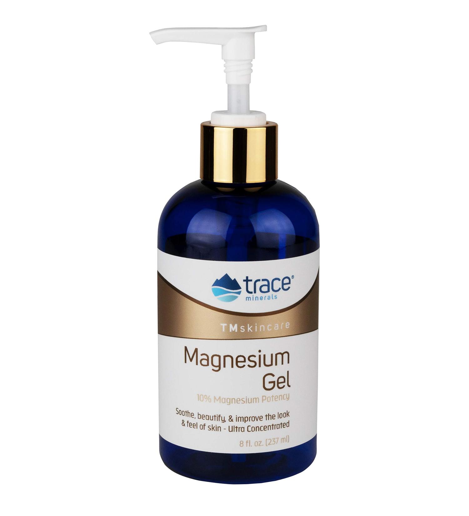 TMskincare Magnesium Gel | Ultra-Concentrated Trace Minerals for Soothe, Beautify & Smooth Skin | 8 fl. oz - Buy Online on GoSupps.com