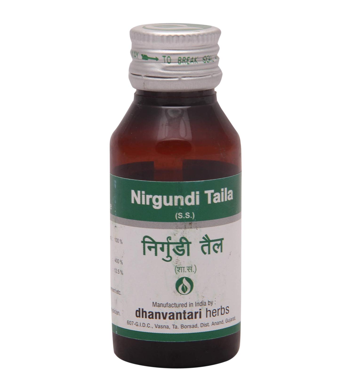 Dhanvantari Nirgundi Taila-50 ml