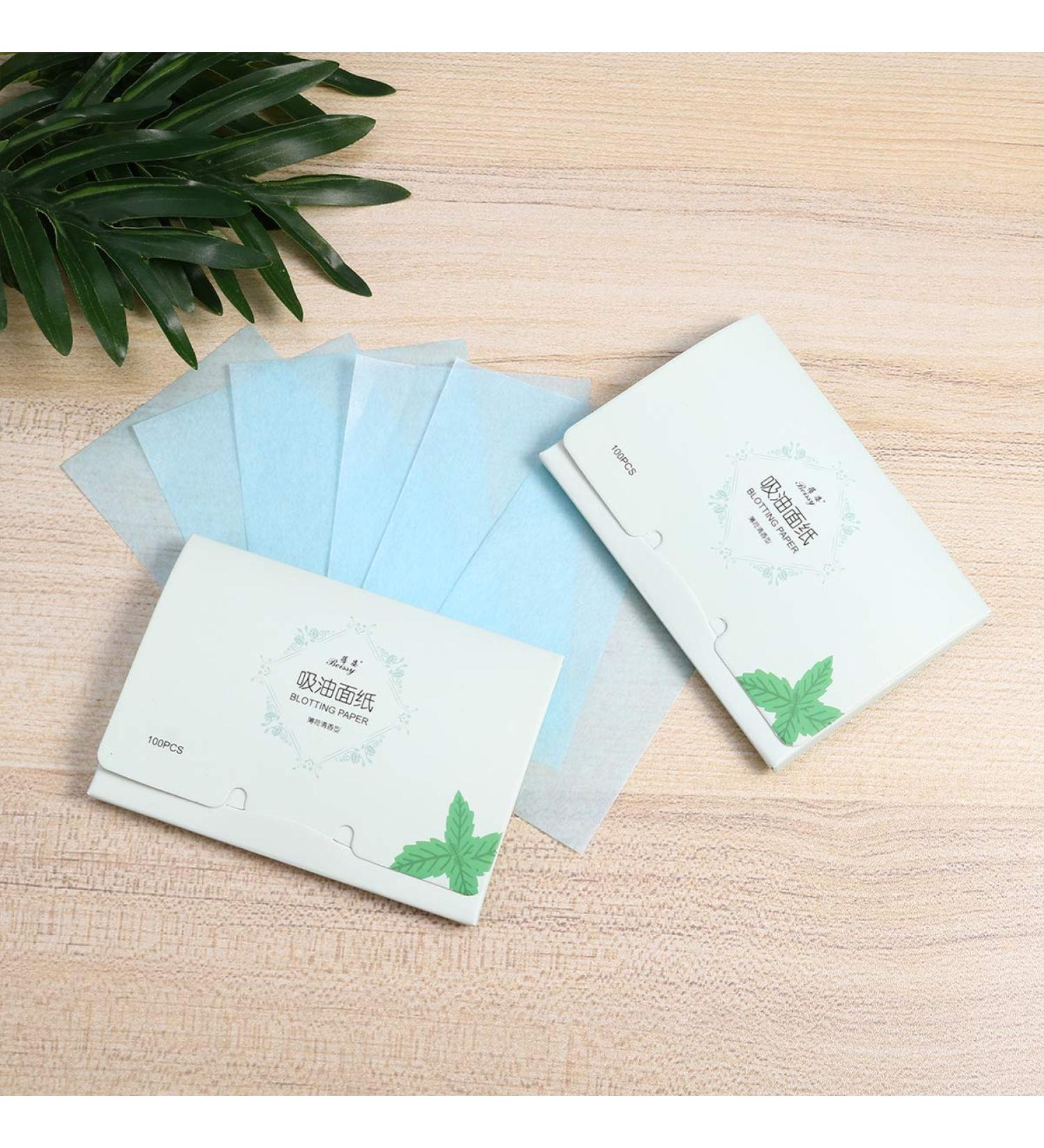 Minkissy Oil Control Blotting Paper for Oily Skin Absorbing Leaves with Facial Fragrance - Shop Internationally! - Buy Online on GoSupps.com