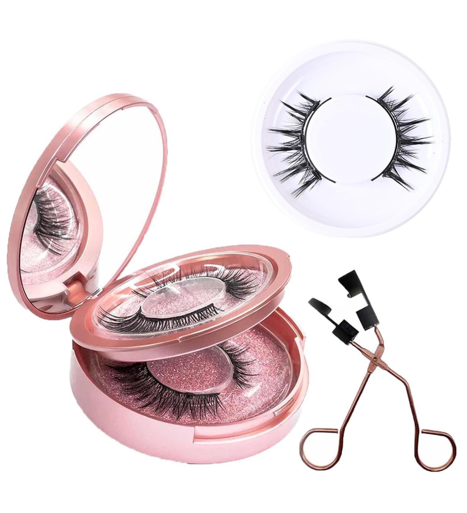 Bellaire Magnetic Lashes Magnetic Eyelashes Reusable Dual Magnetic Lashes without Eyeliner Natural Look Magnetic Eyelashes with Applicator (CY11) - Buy Online on GoSupps.com