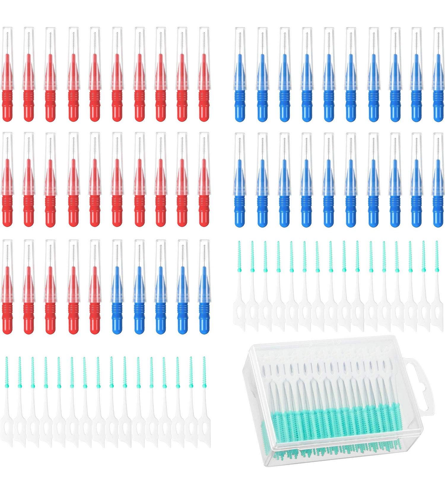 250 Pcs Interdental Floss Brushes | Soft Dental Picks for Teeth | Refill Dental Flosser & Toothpick Cleaners | Tooth Cleaning Tool - Buy Online on GoSupps.com