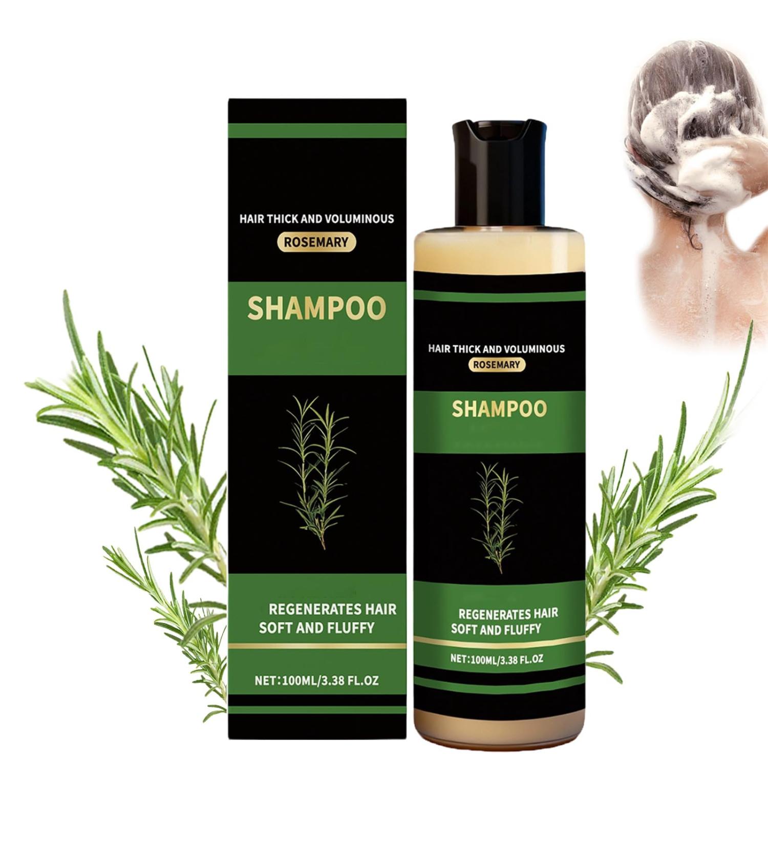  ZLHHRZJX Rosemary Shampoo for Hair Growth 100ml Rosemary Shampoo to Strengthen Hair Moisturizing and Volumizing Shampoo for Fine Hair Rose/Marine Shampoo/Poo for Fine Hair - Buy Online on GoSupps.com