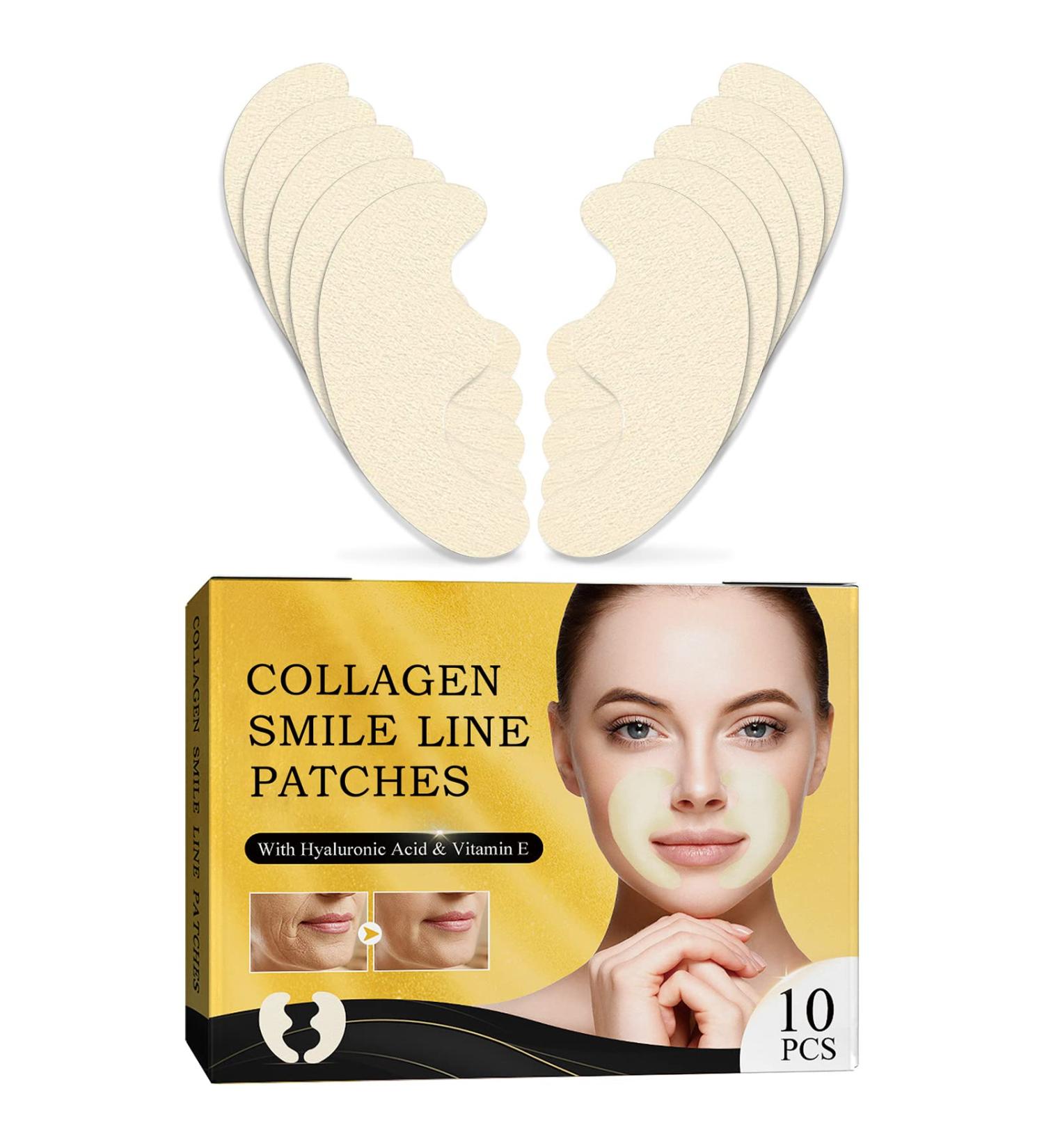 CENNYO Face Wrinkle Patches  Effective Anti-Wrinkle Facial Strips  Moisturizing & Tightening Face Tape for Wrinkles to Smooth Smile Lines
