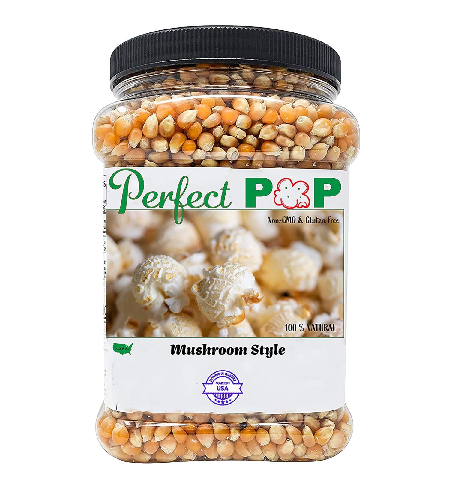 Concession Essentials Gourmet Mushroom Extra Large Popcorn Kernels - 2lbs 2lb-Mushroom Kernels - Buy Online on GoSupps.com