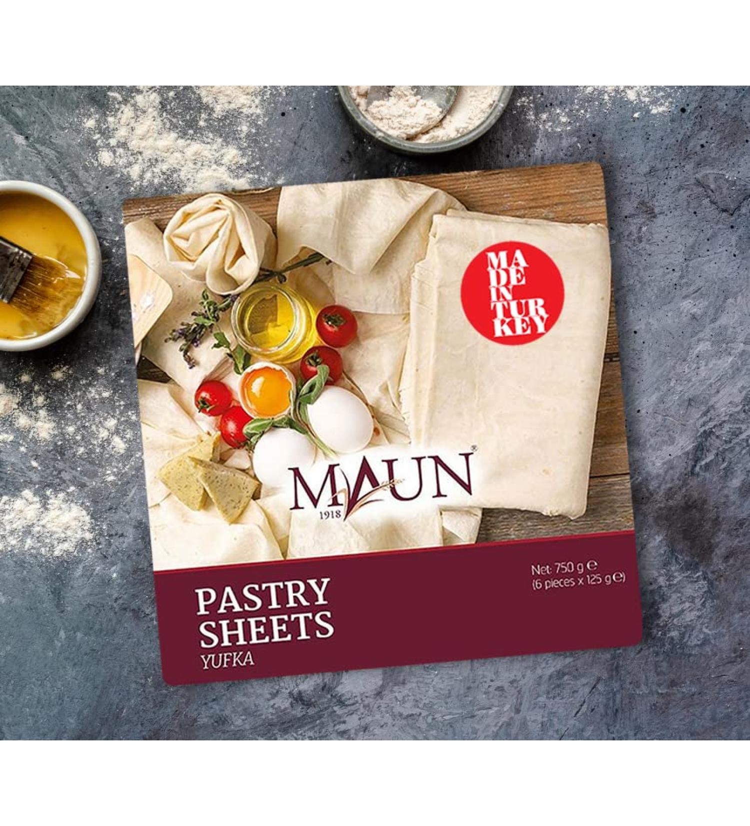 Maun 750g 6 Pcs Pastry Sheets Yufka