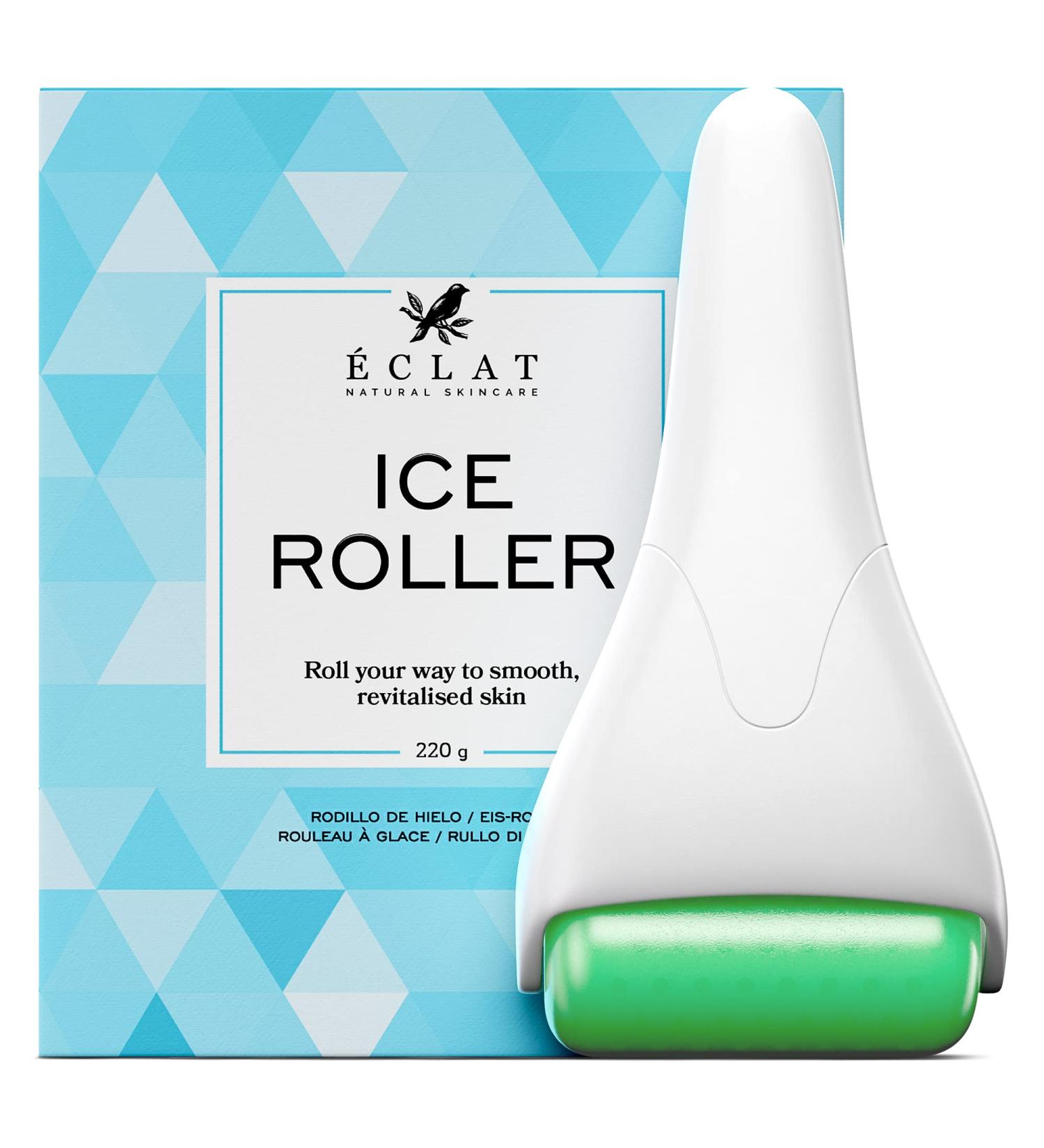 Ice Roller for Face and Body Massage with 2 Heads - Cool, Invigorate, and Lift Skin - Tightening and Wrinkle Prevention - Buy Online on GoSupps.com