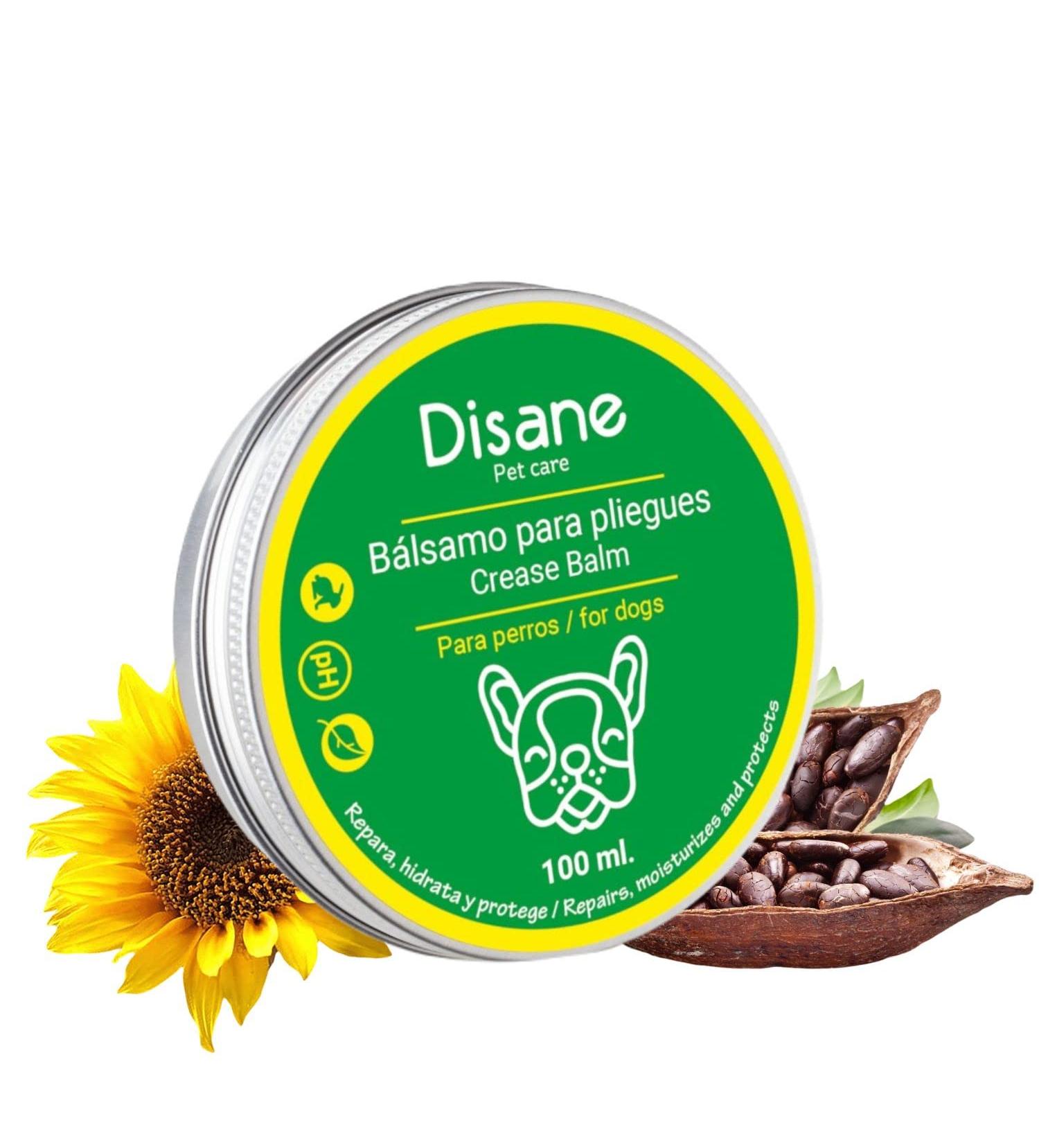 Disane Natural Dog Anti-Wrinkle Balm 100ml | Dog Fold Cream | Protects & Moisten Irritated Skin - Fragrance & Flavor Free - Buy Online on GoSupps.com