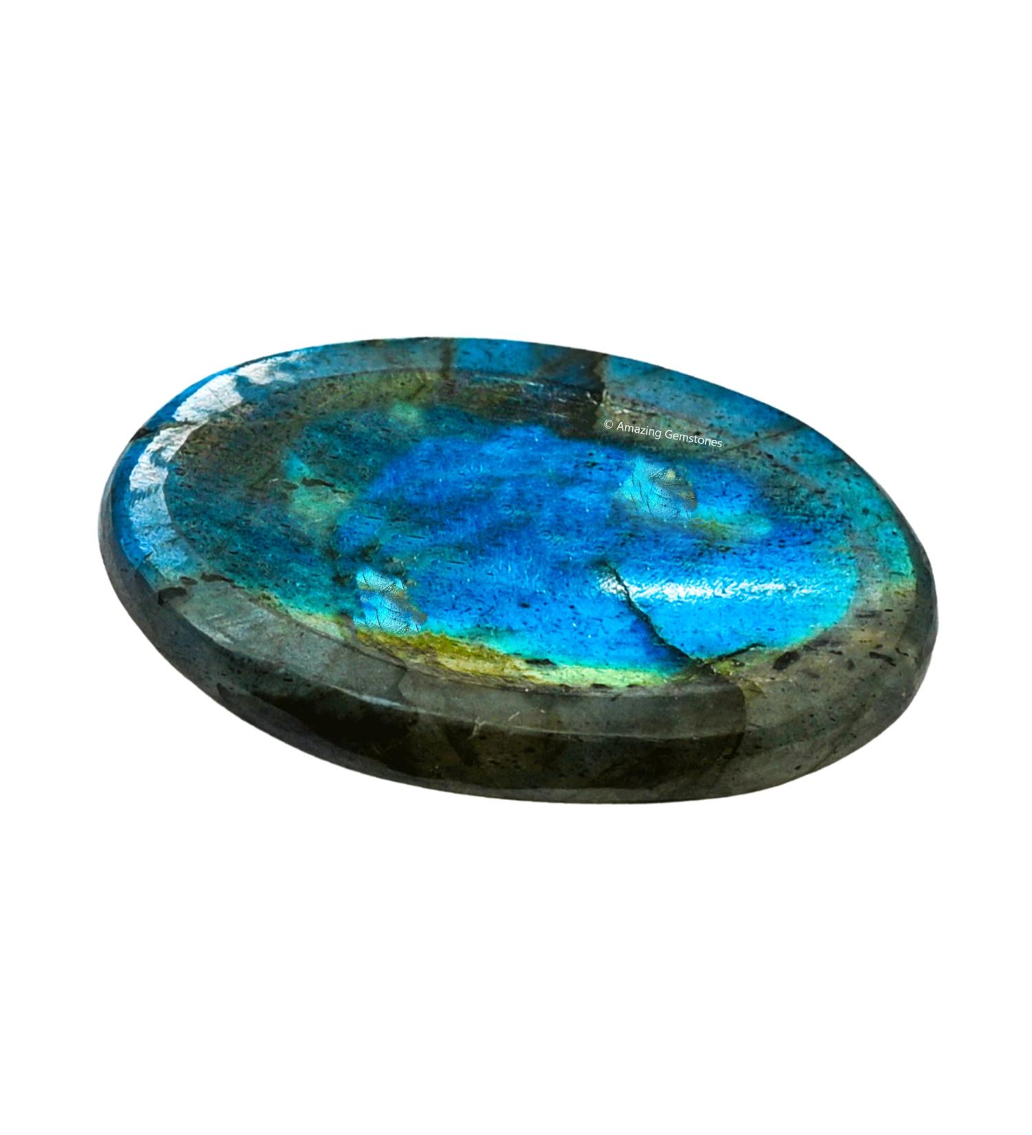 Labradorite Worry Stone Crystals | Stress Relief Gifts for Meditation & Relaxation | Unique Fidget Stones for Men & Women - Perfect Stocking Stuffers & Birthday Gifts - Buy Online on GoSupps.com