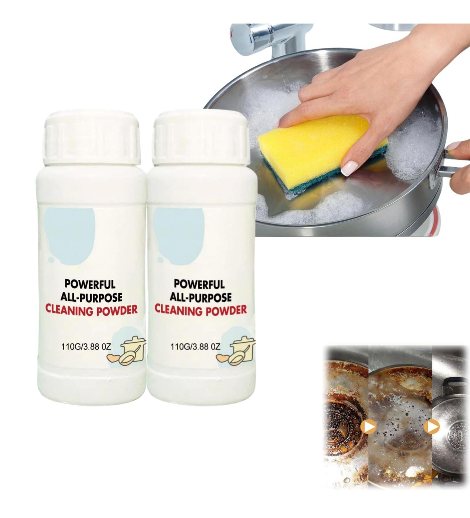Peachloft Cleaner Super Strong Kitchen Cleaner Powder Peachloft Powerful Kitchen All-Purpose Cleaning Powder Foam Rust Remover Kitchen All-Purpose Cleaning Powder (110g*2) - Buy Online on GoSupps.com