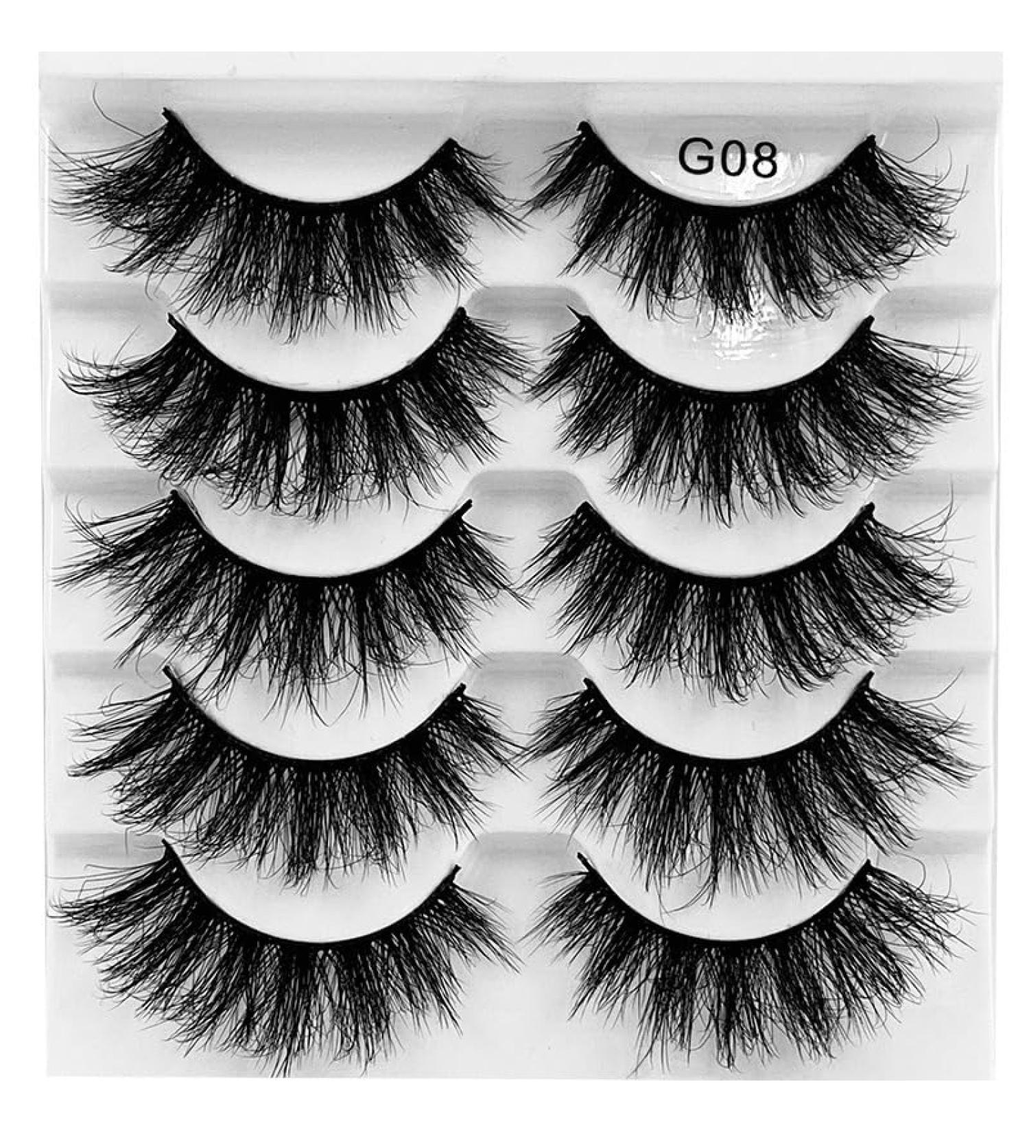 Shop Explosive Style 8D Curly Fake Eyelashes - Thick Fluffy & Multi-Layered - International Shipping Available - Buy Online on GoSupps.com