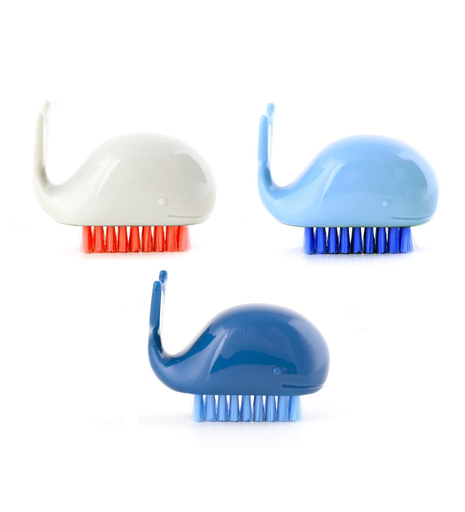 KIKKERLAND Whale Nail Brush - Convenient and Cute Cleaning Tool | 1 EA - Buy Online on GoSupps.com