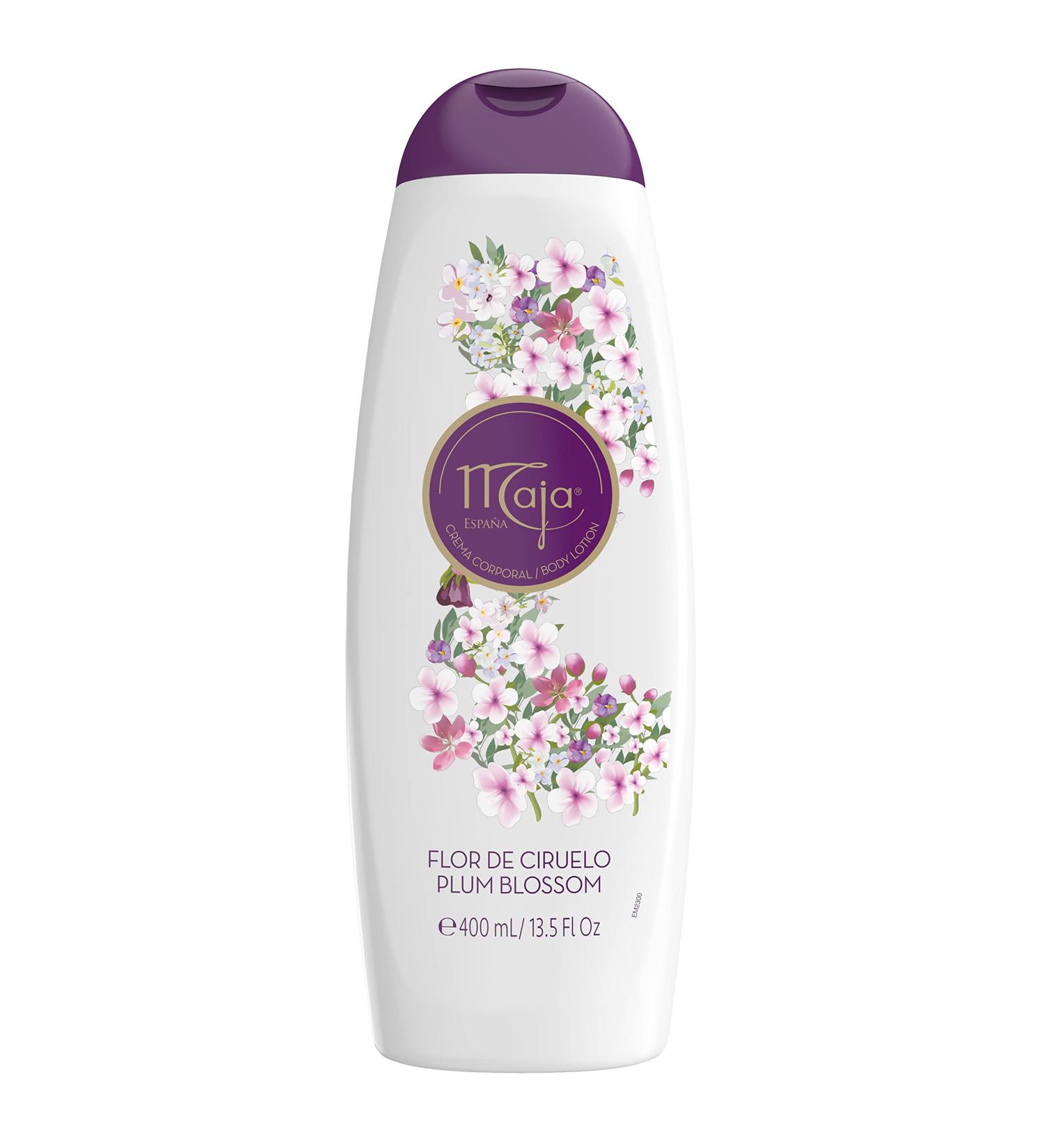Maja Plum Blossom Body Lotion - Nourishing Scented Cream for Extra Dry Skin | 13.5 oz | Softens & Revitalizes - Buy Online on GoSupps.com