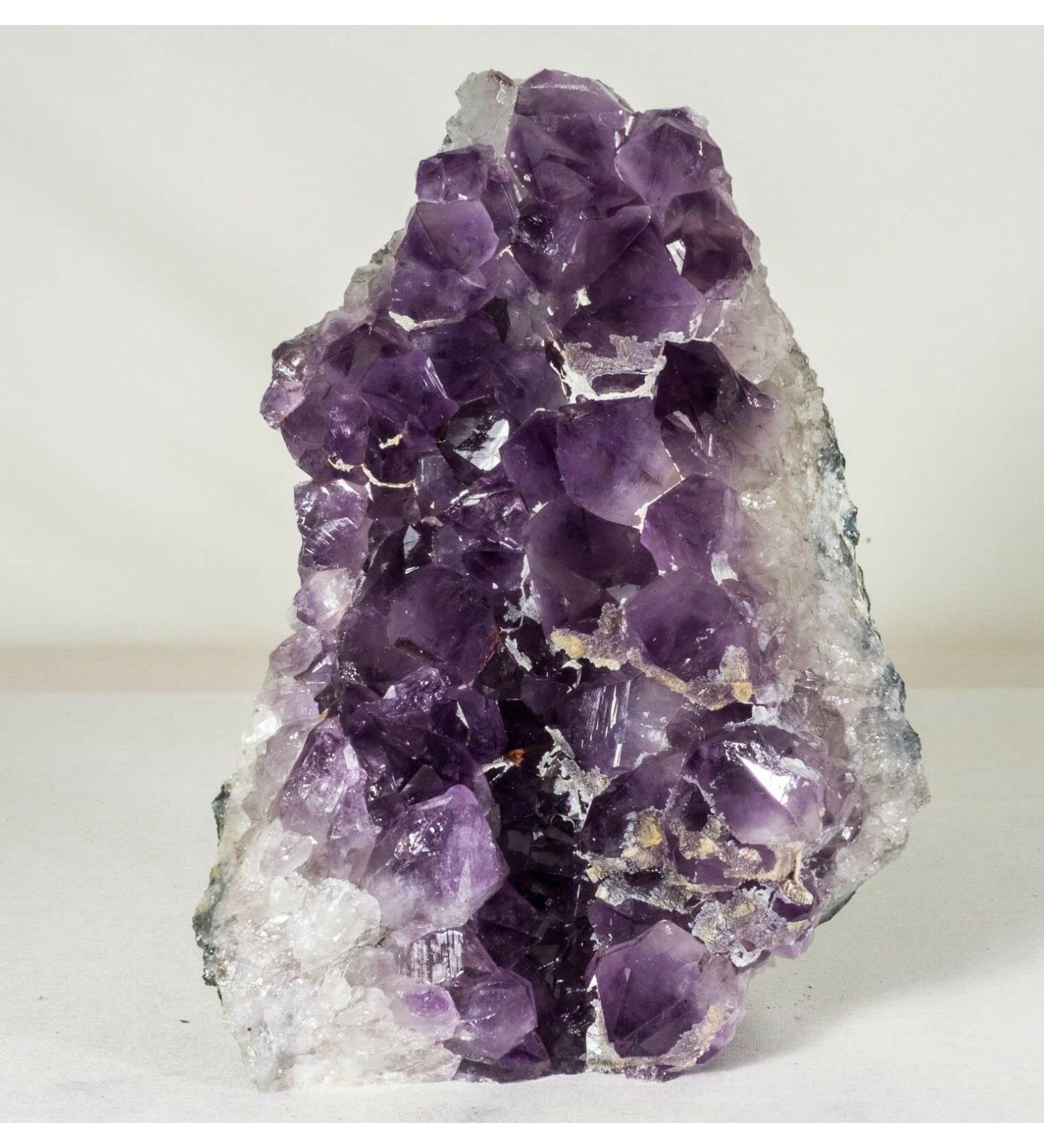 Amethyst Quartz Specimen - Brazil Raw Stones and Minerals Stone Mineral Specimen - Buy Online on GoSupps.com