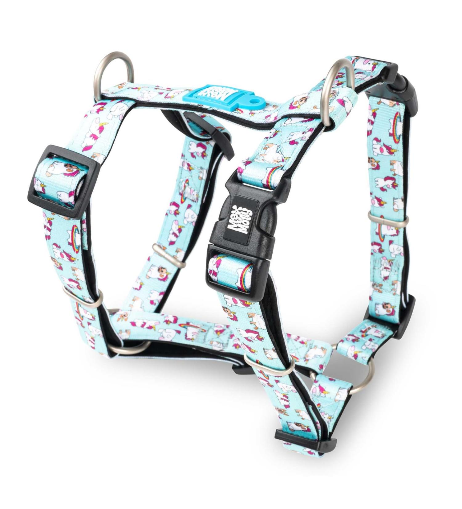 Max & Molly H-Shaped Dog Harness | Ultra-Comfortable Neoprene for Medium Dogs | Unicorn Design | Padded & Lightweight Safety - Buy Online on GoSupps.com