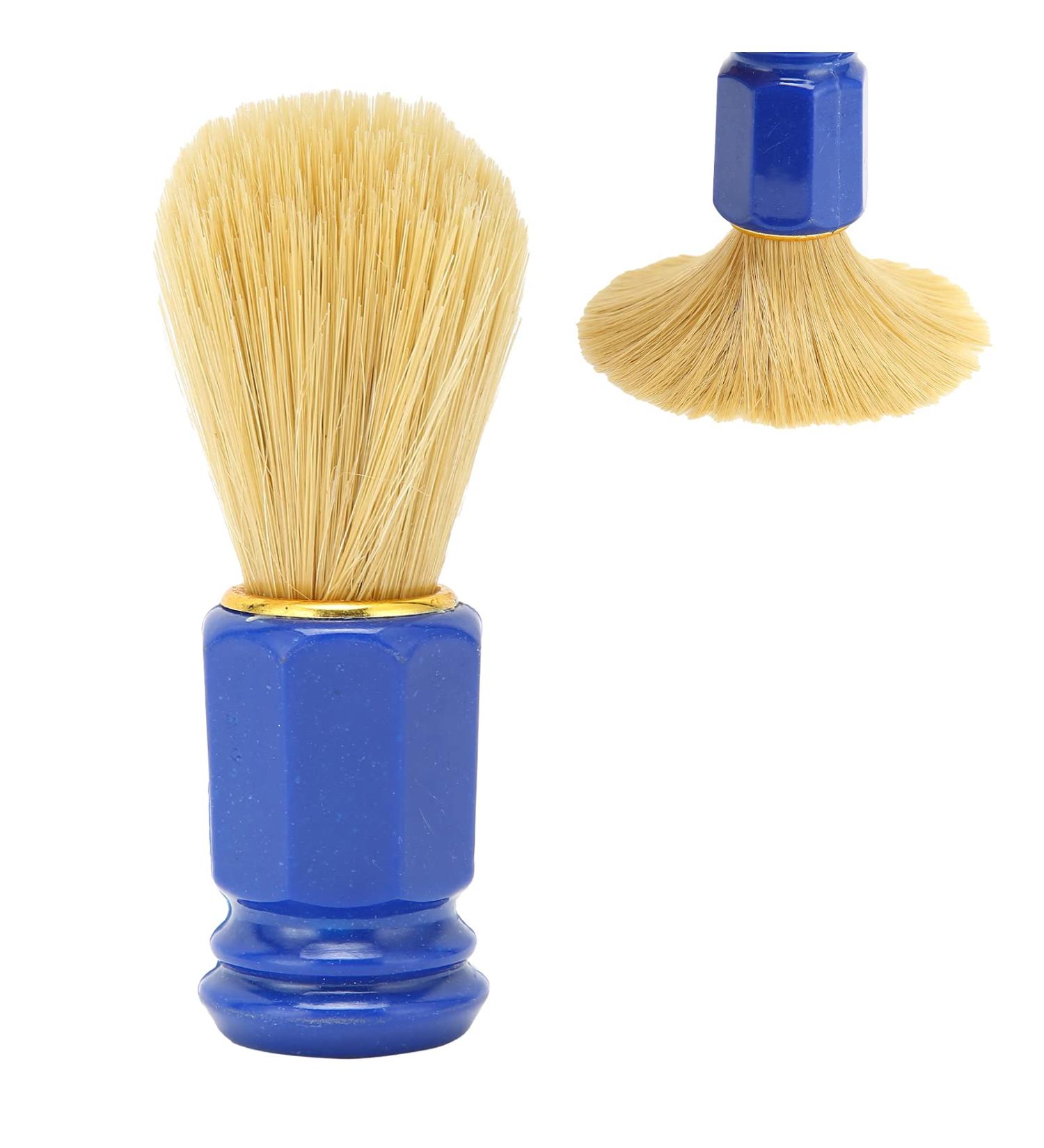 Razor Brush for Men | Beard Cleaning Brush | Soft Hair Shaving Tool | Perfect Gift for Father's Day & Male Friends (Blue) - Buy Online on GoSupps.com