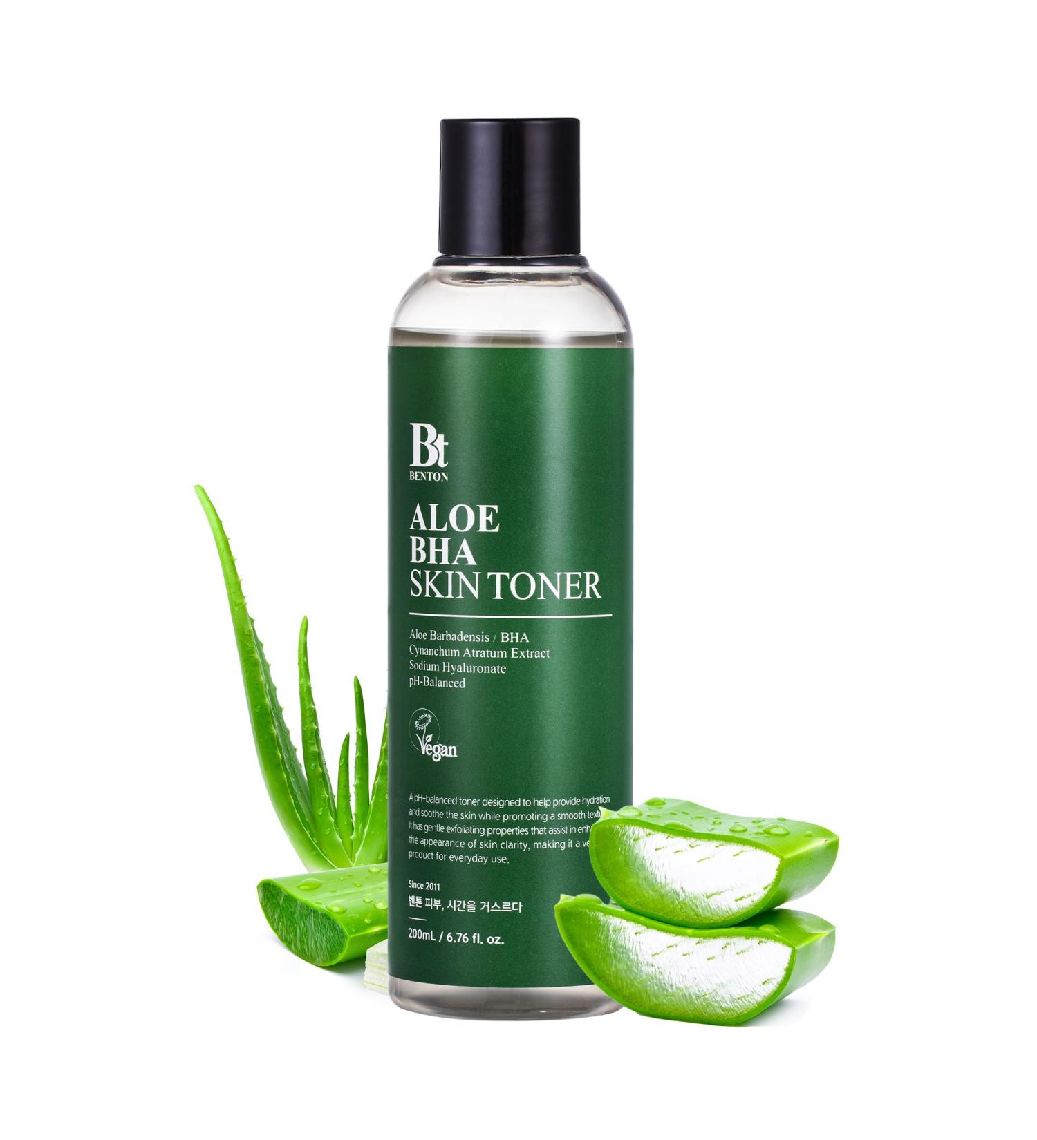 Buy BENTON Aloe Skin Toner - Hydrating Korean Toner for Oily & Dry Skin | 200ml - International Shipping Available - Buy Online on GoSupps.com
