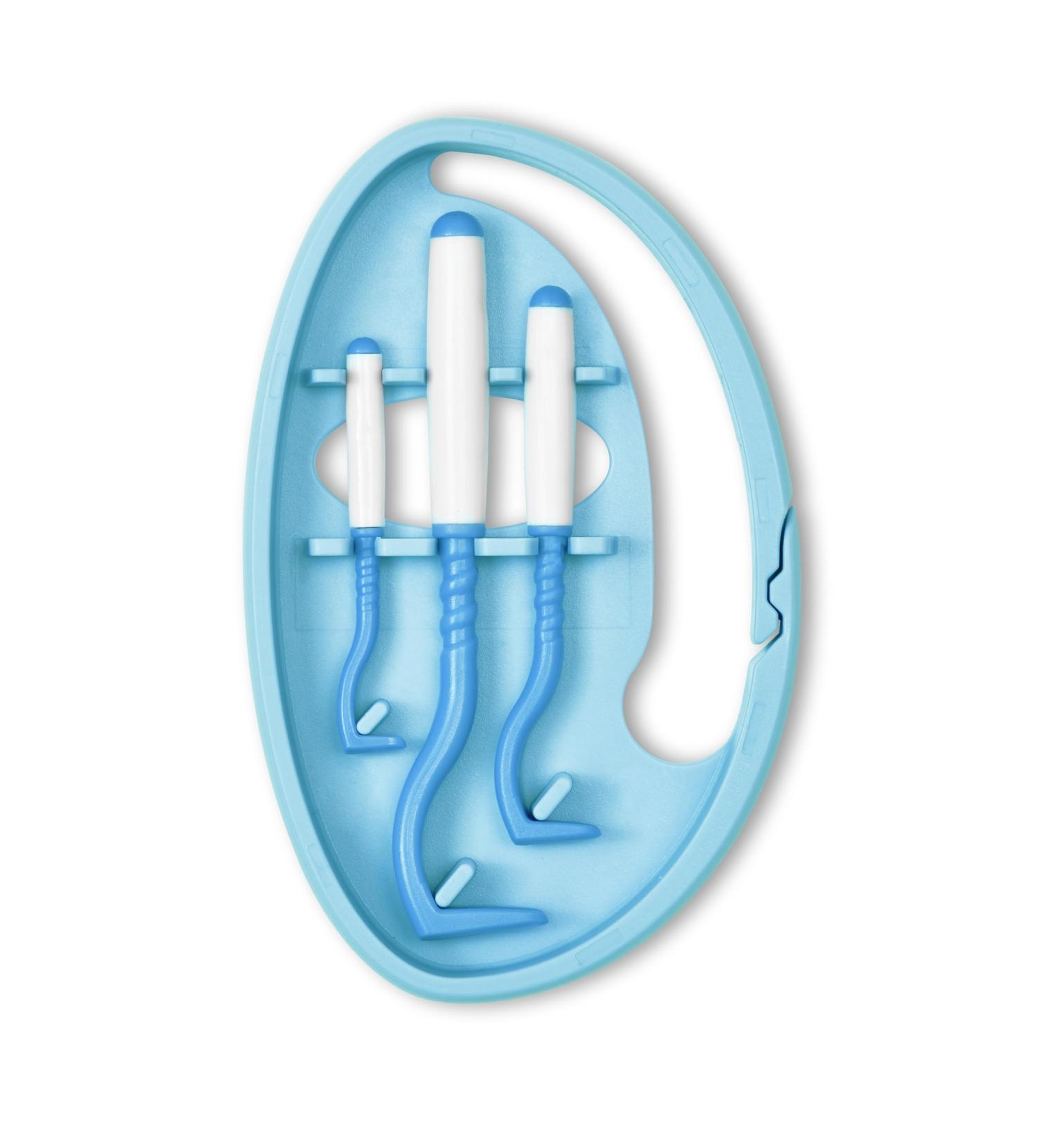 Tick Twister Clipbox - 3 Tick Removers for Dogs Cats Horses & Humans - Original French Design (Blue) - International Shipping Available - Buy Online on GoSupps.com