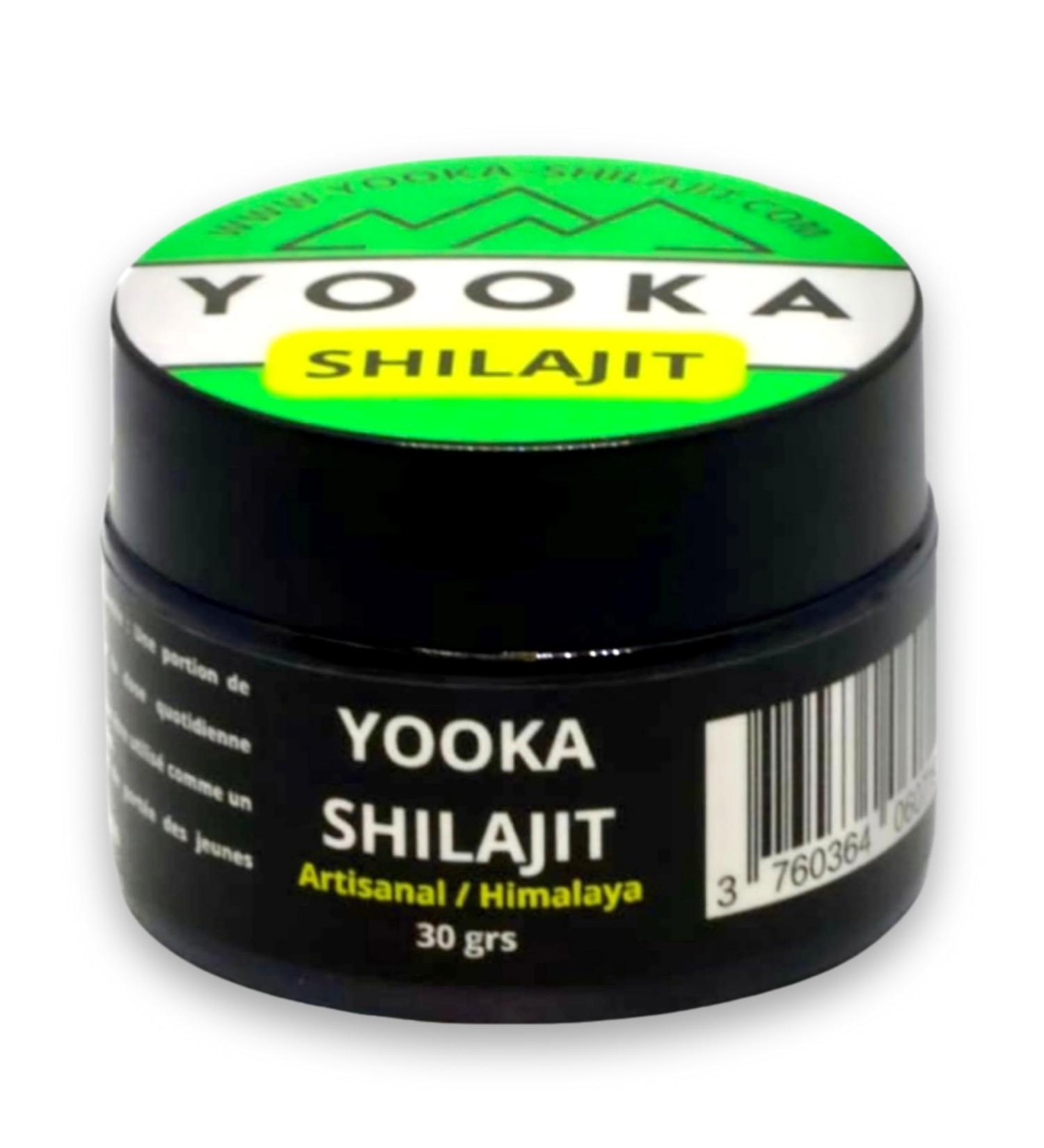 YOOKA Shilajit RESINE 30G naturelle ARTISANALE OR pure. 70% ACIDE FULVIQUE test en laboratoire garantissant +85 min raux 12% acide humique. S chage soleil 60j purifi e 40 fois. Soci t fran aise. - Buy Online on GoSupps.com