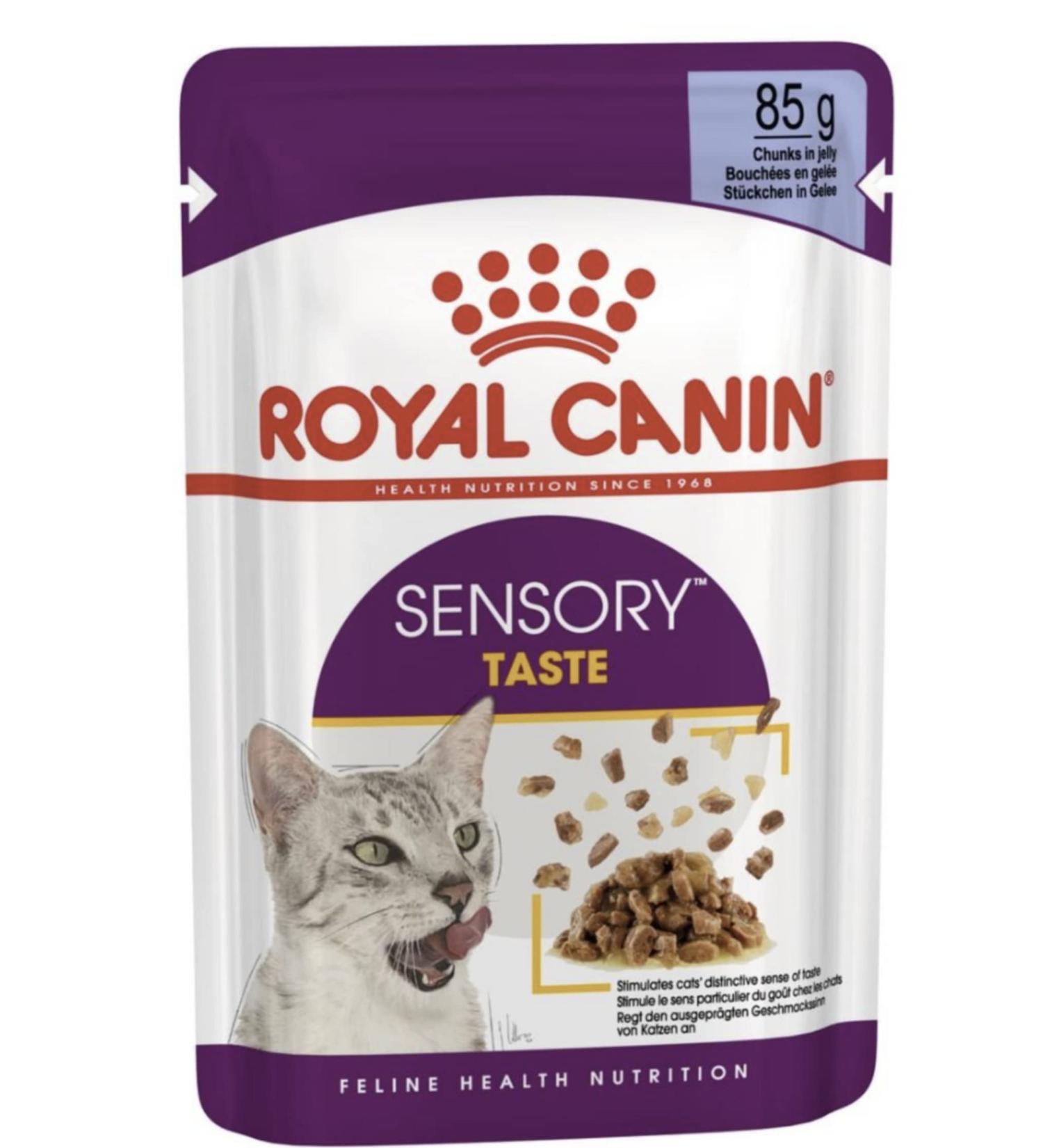Royal Canin Sensory Taste In Jelly Wet Cat Food 12x85g - Buy Online on GoSupps.com
