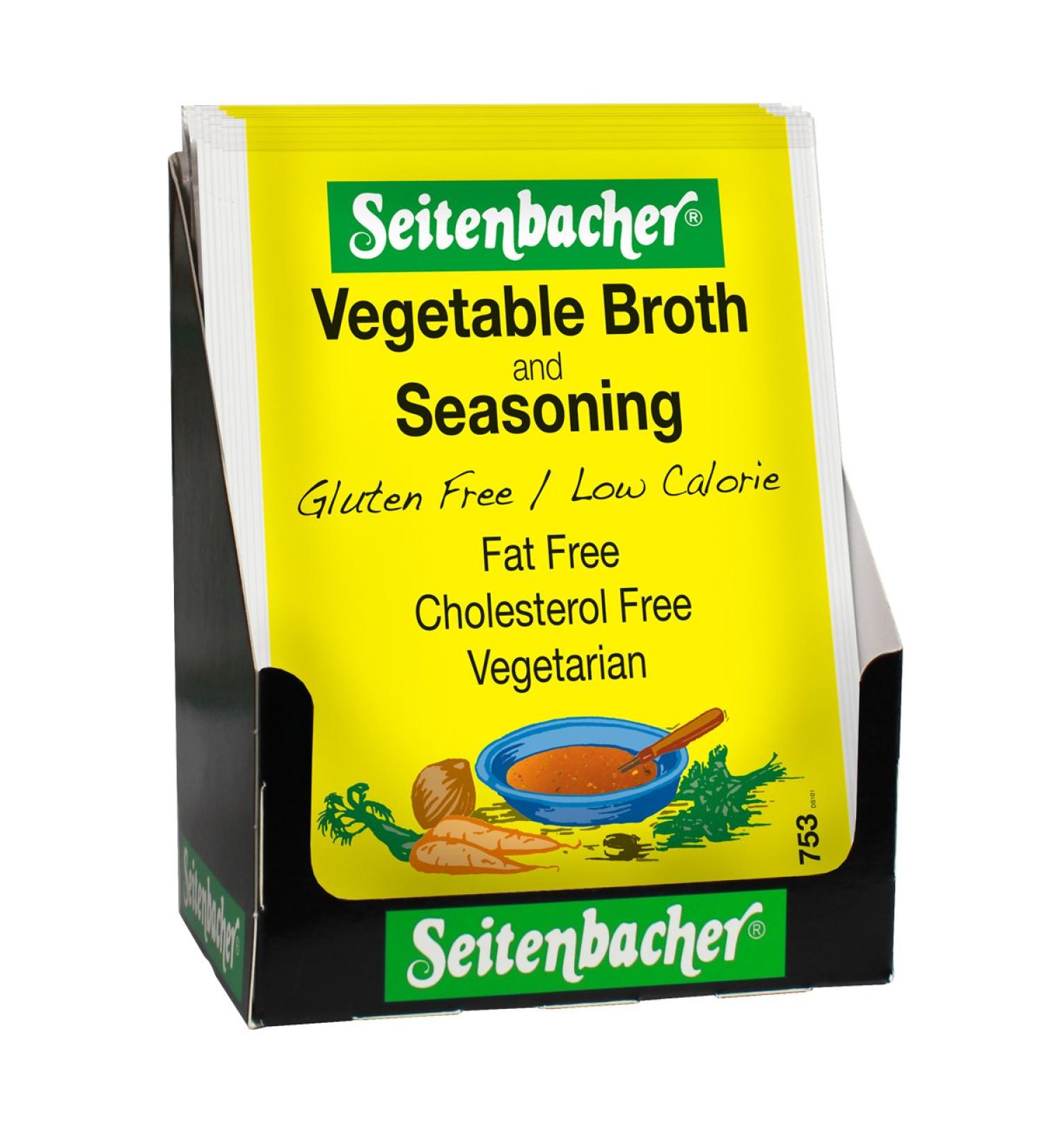 Seitenbacher Vegetable Broth Mix - 0.80 oz Packets (12 Pack) - Buy Online on GoSupps.com