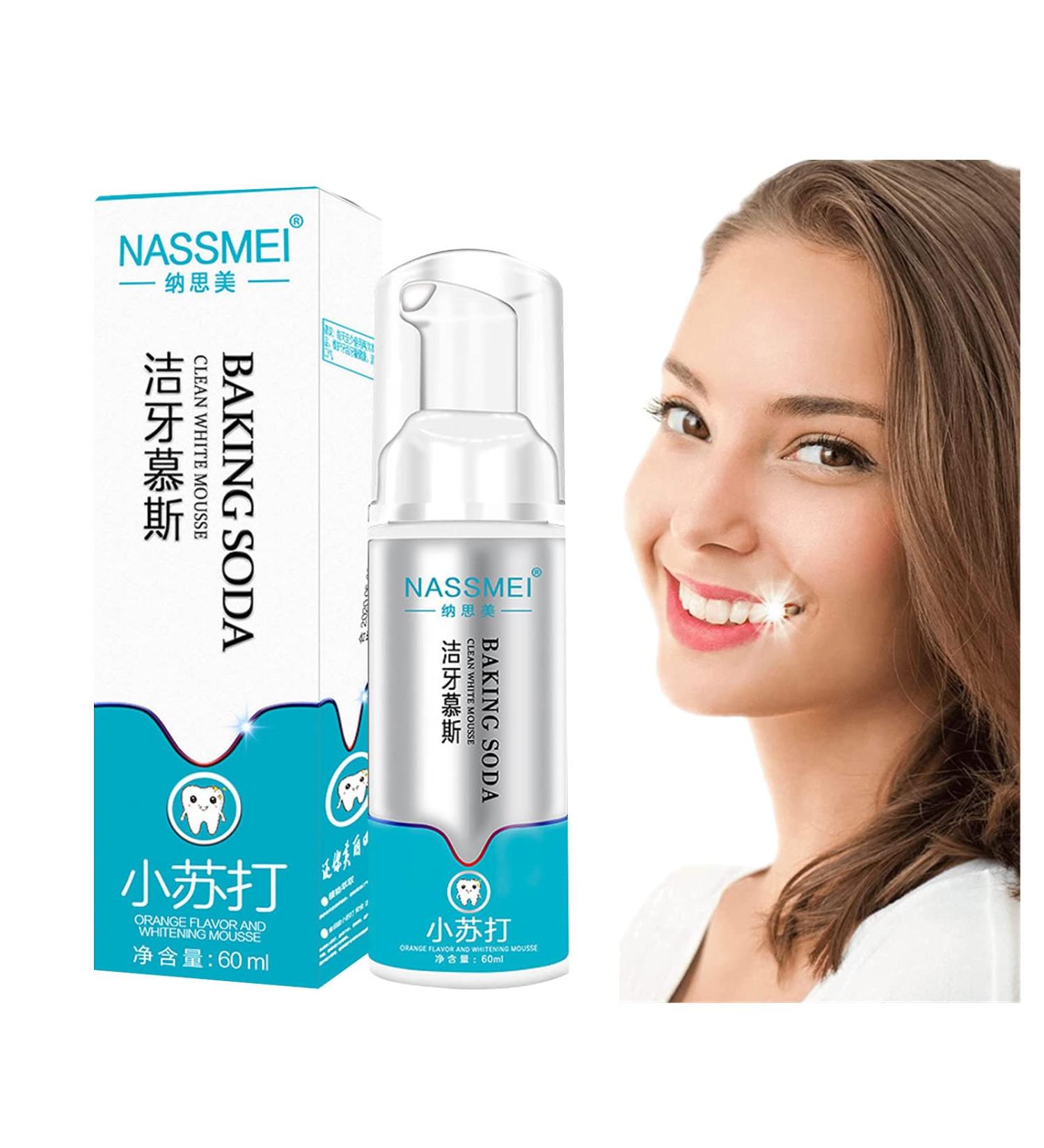 Deep Cleaning Foam Toothpaste - Whitening & Intensive Stain Removal | 60ml Teeth Whitening Solution - Buy Online on GoSupps.com