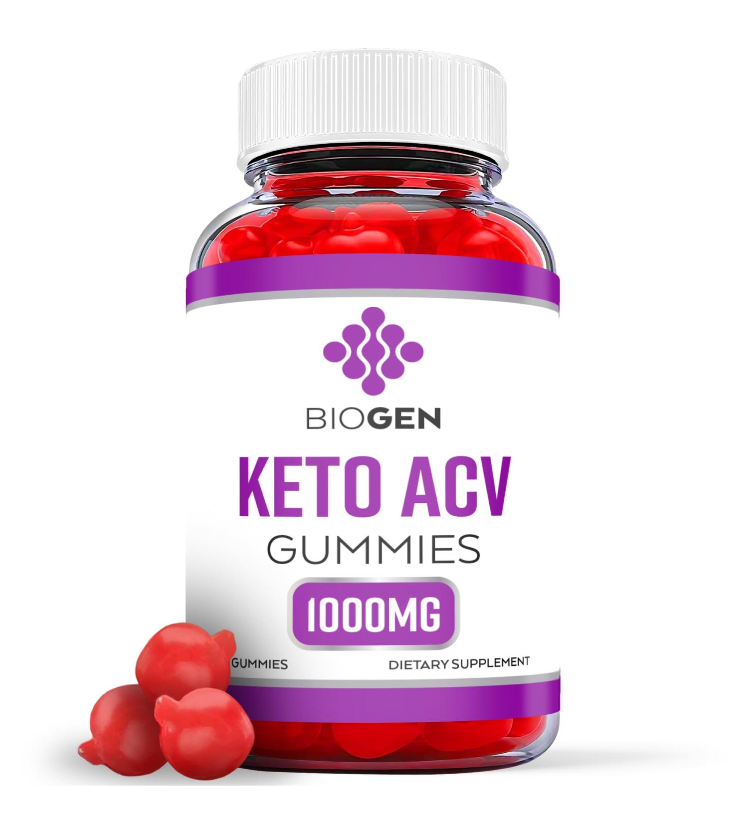 Biogen Keto ACV Gummies - Apple Cider Vinegar Weight Loss Shark Tank Formula (60 Gummies) - Buy Online on GoSupps.com