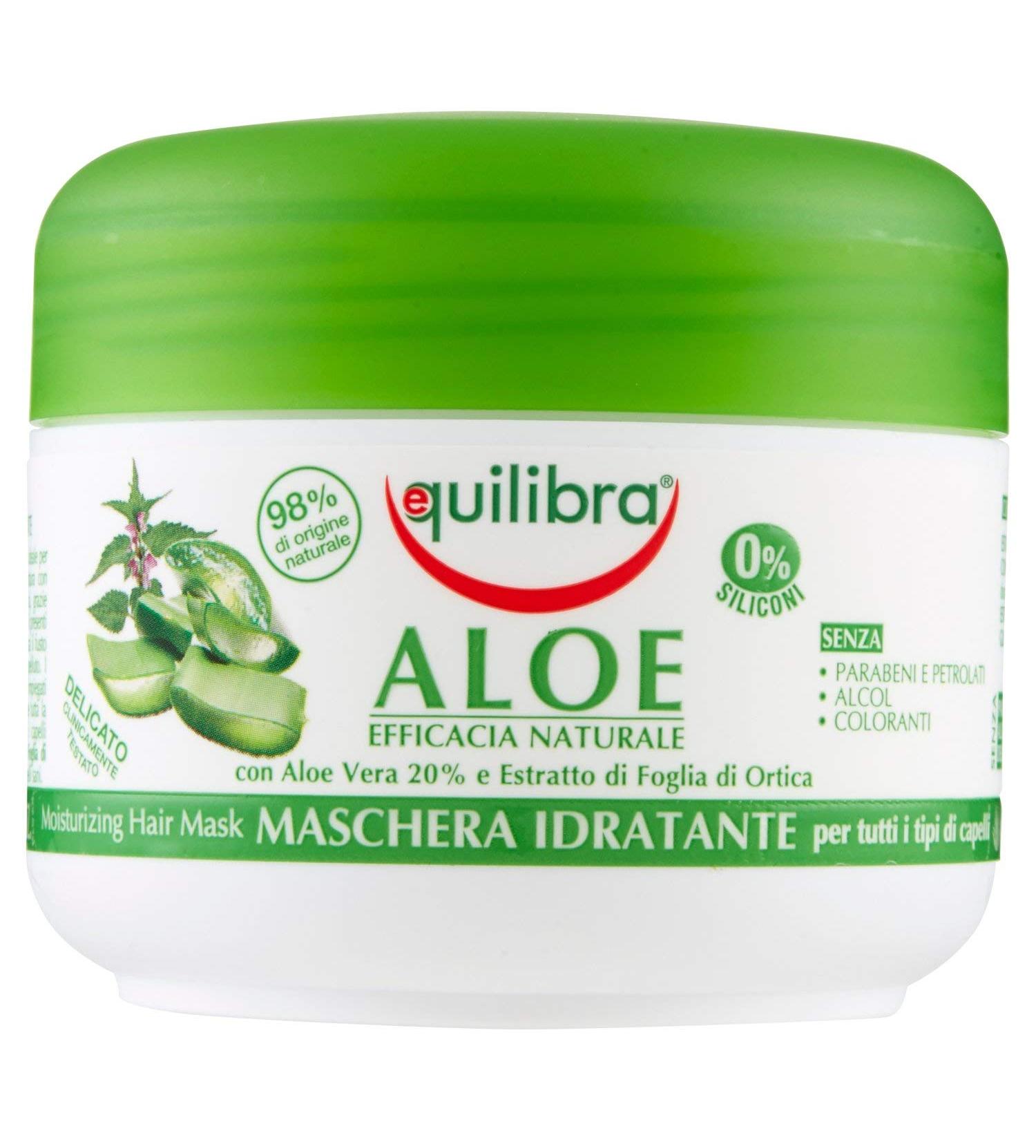 Equilibra Aloe Moisturising Mask 200ml - Hydrating Face Mask for All Skin Types | International Shipping Available - Buy Online on GoSupps.com