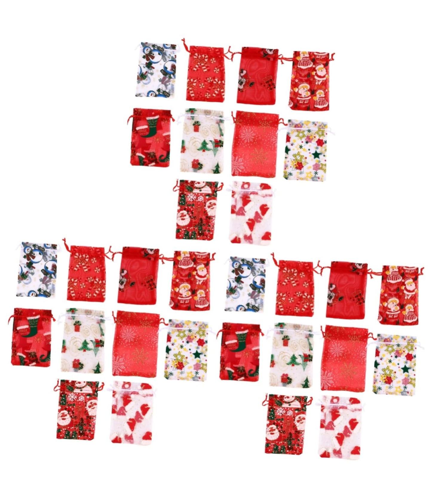 ABOOFAN 150 pcs Snowflake Storage Claus Wedding Party Star Bag Christmas for Organza Theme Pouch 10X15CMx3pcs As Shownx3pcs - Buy Online on GoSupps.com