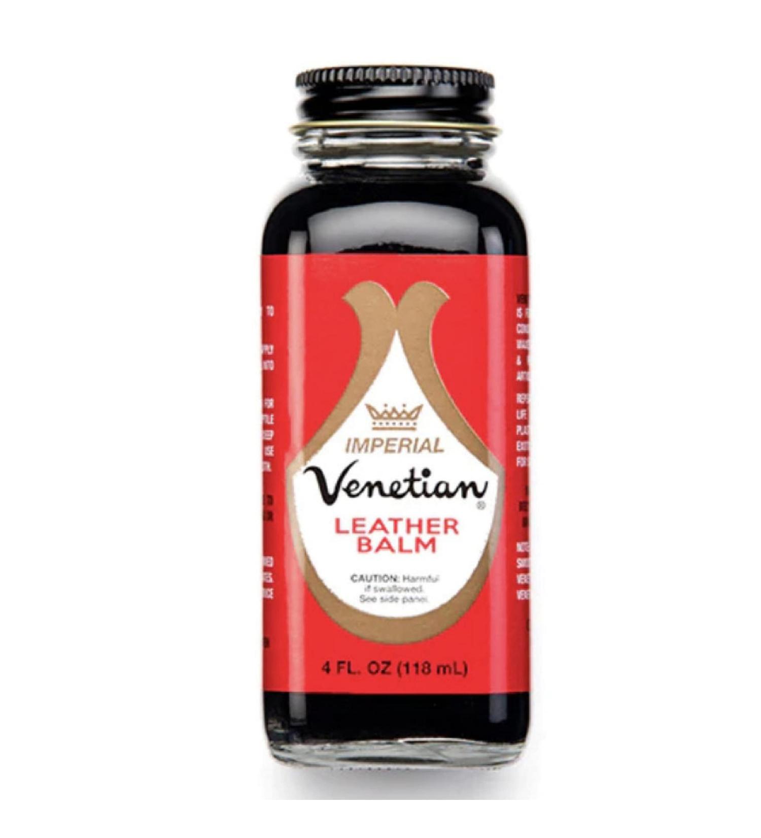 Venetian Imperial Leather Balm 4oz - Black | Premium Leather Care Product - Buy Online on GoSupps.com