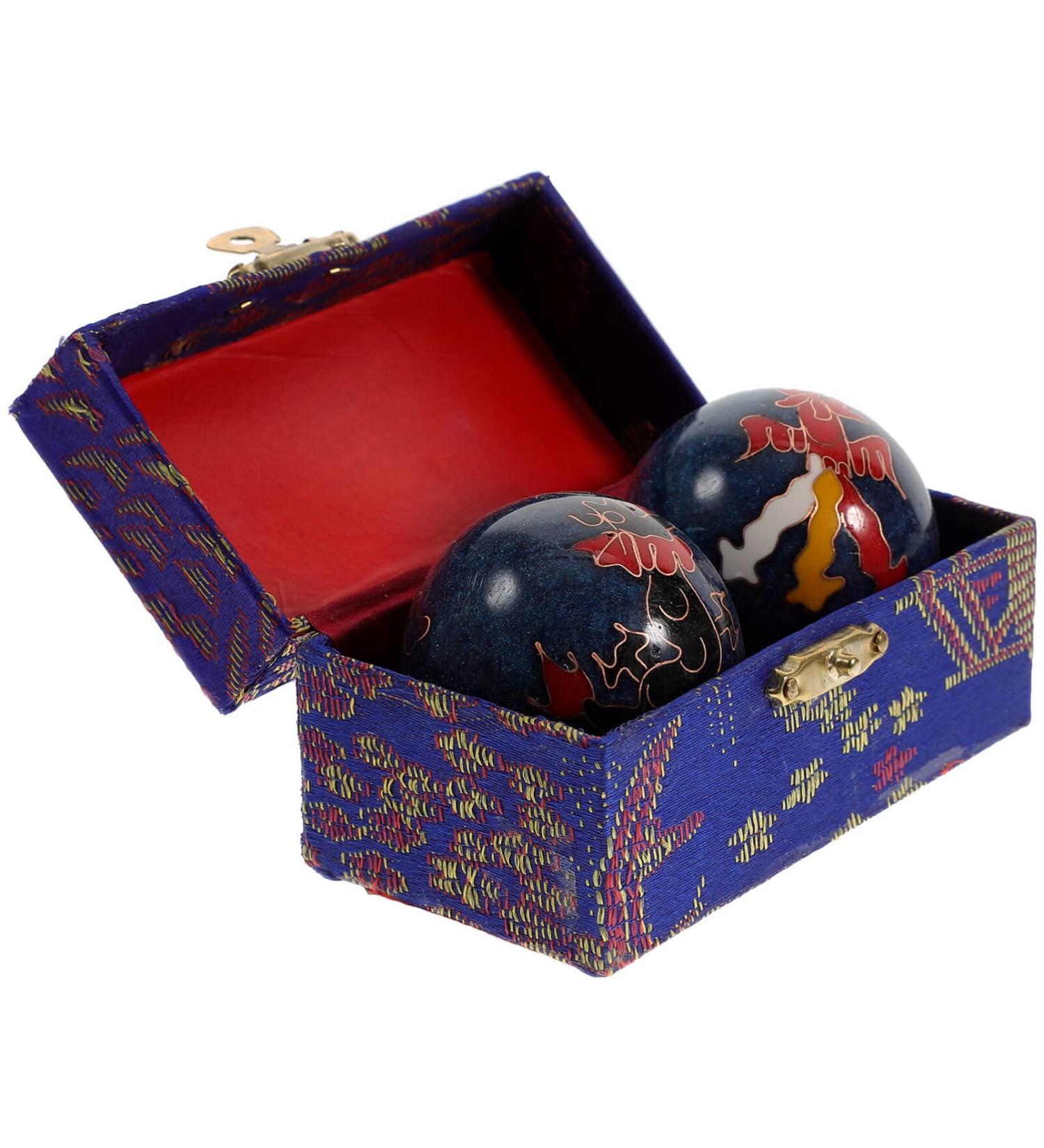 Coheali Asian Meditation Balls | Baoding Chinese Health & Hand Exercise Rolls | Fitness Massage Balls - Buy Online on GoSupps.com