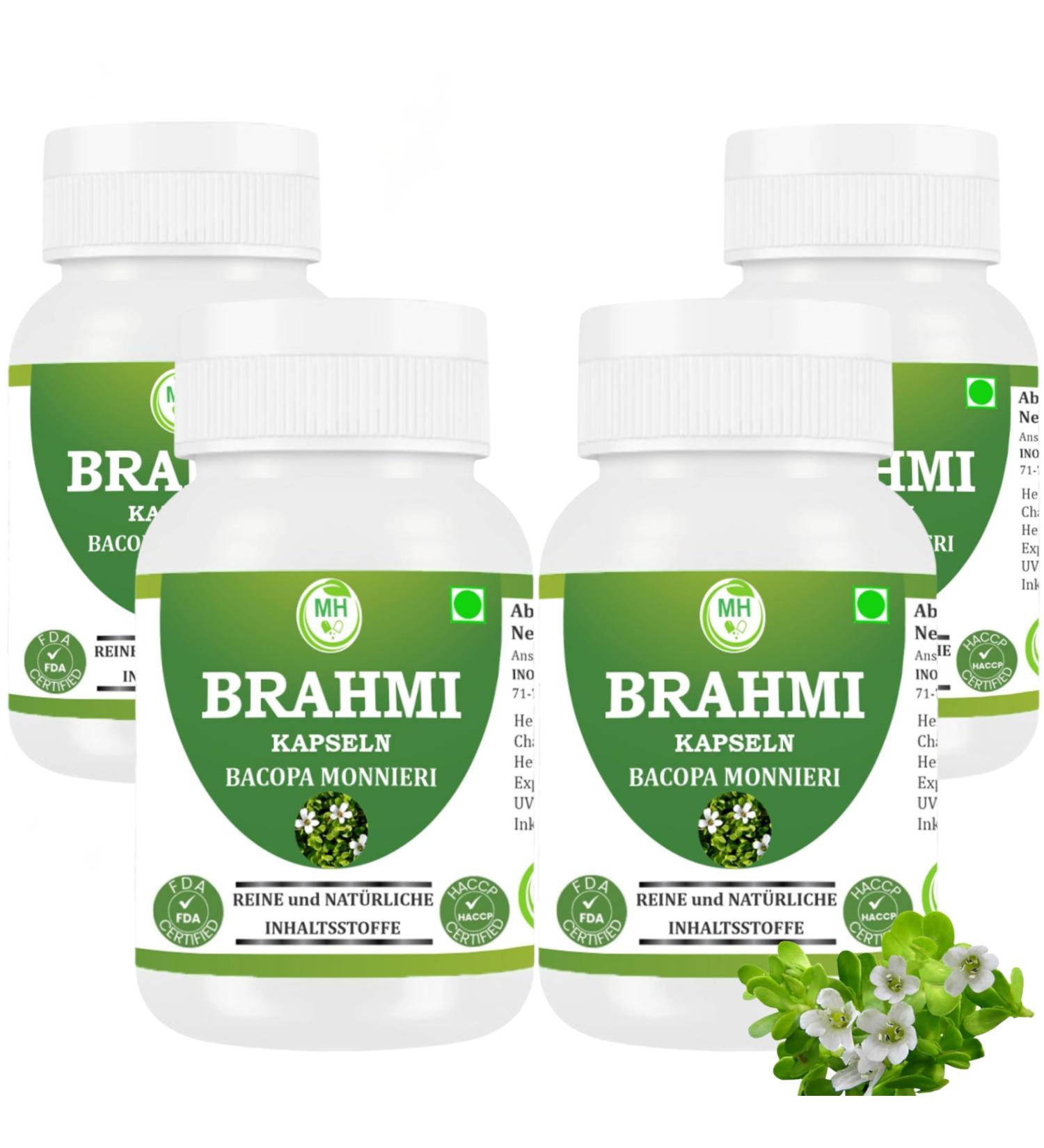  Morsan Healthcare Morsan Healthcare Brahmi (Bacopa monnieri) Capsules | Pack of 60 x 500 mg. Vegetarian capsules | Natural food supplement - Buy Online on GoSupps.com