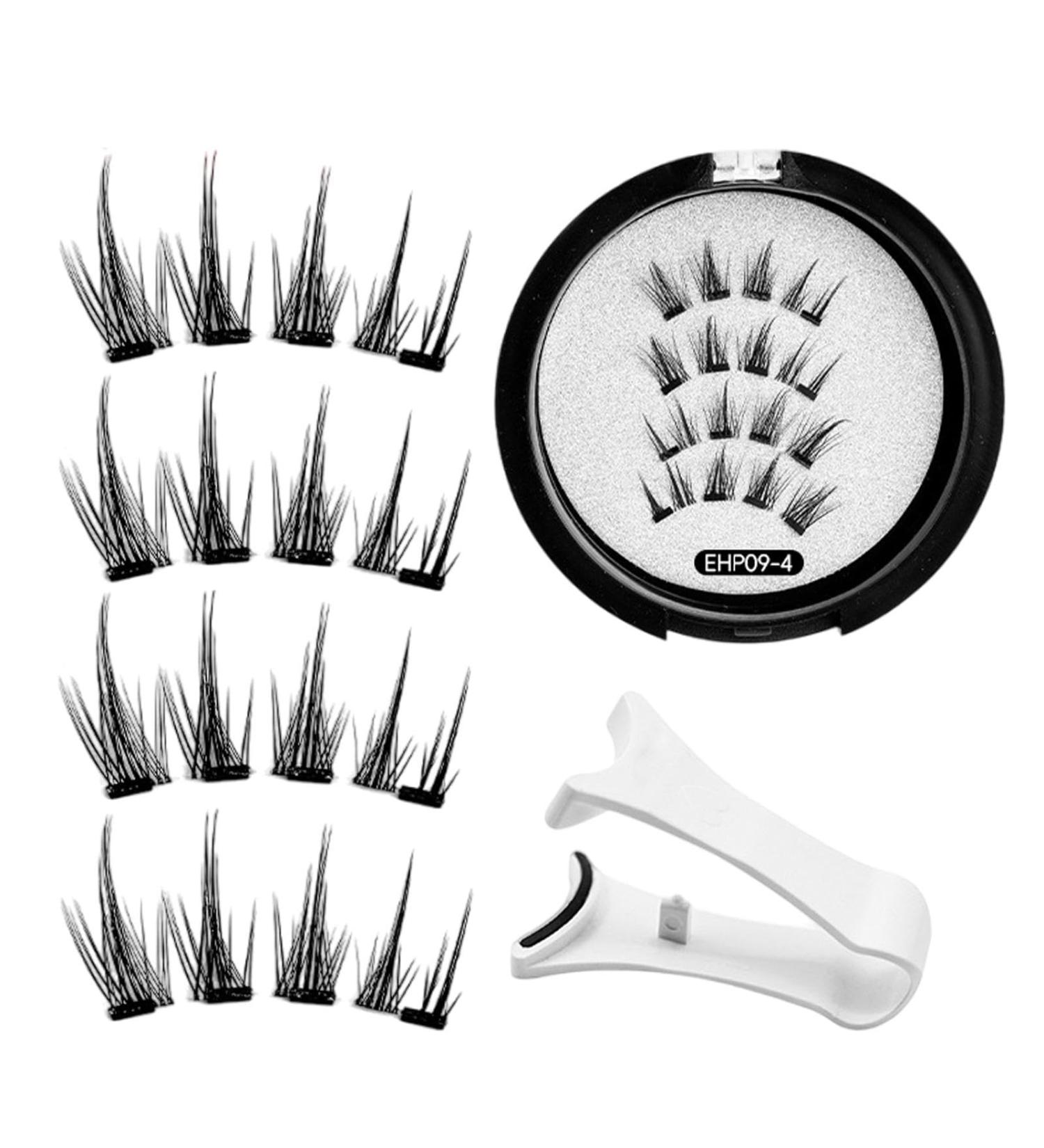 False Eyelashes Magnetic Natural Lashes Kit With Applicator | Easy To Apply Lightweight Reusable No Glue Needed Lashes For All-Day Comfort - Buy Online on GoSupps.com