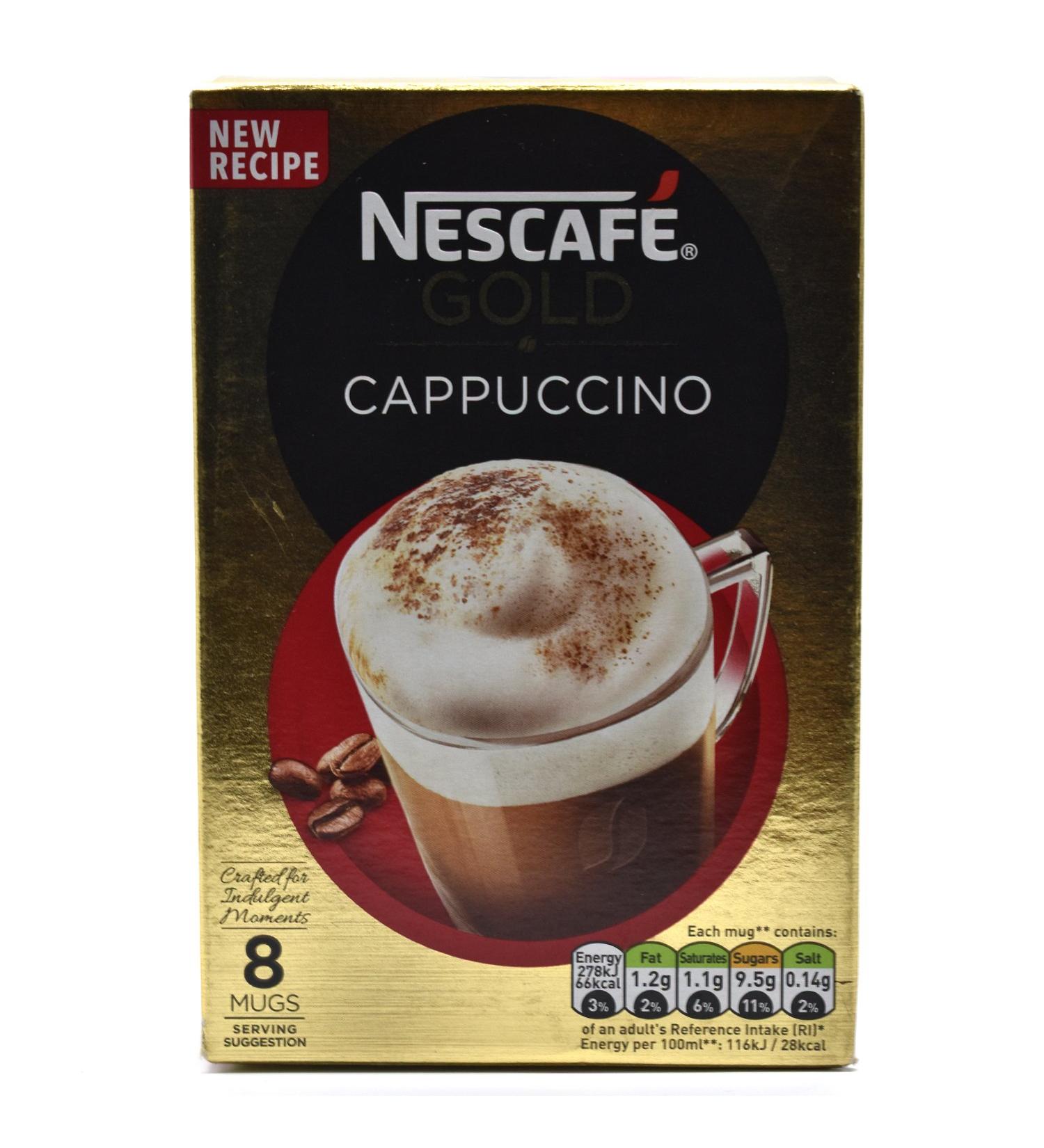  Nescafe Nescaf Gold Cappuccino Coffee 17g - Buy Online on GoSupps.com