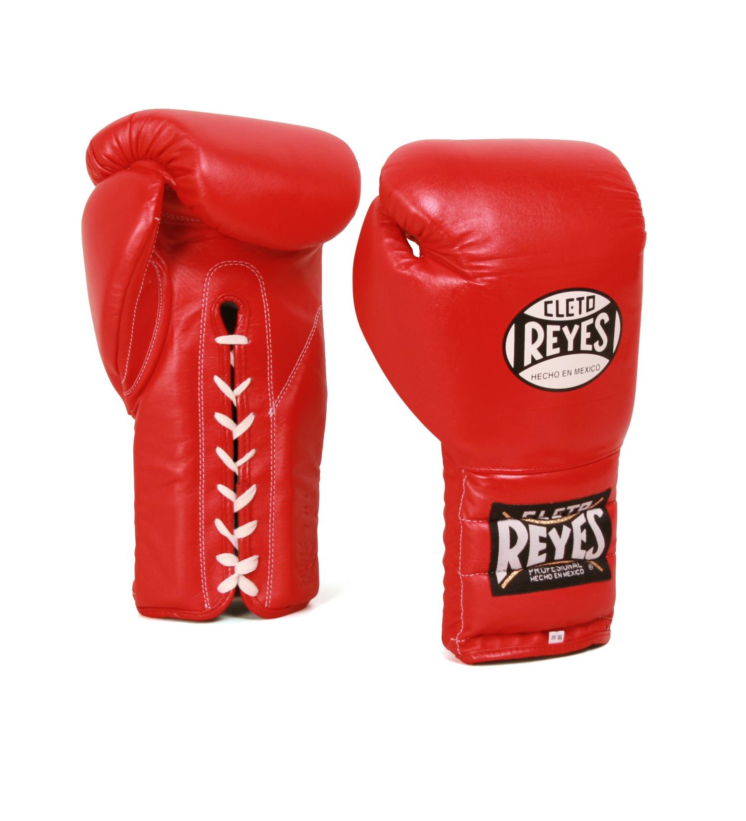 Cleto Reyes Safetec Professional Fight Gloves 10-Ounce Red